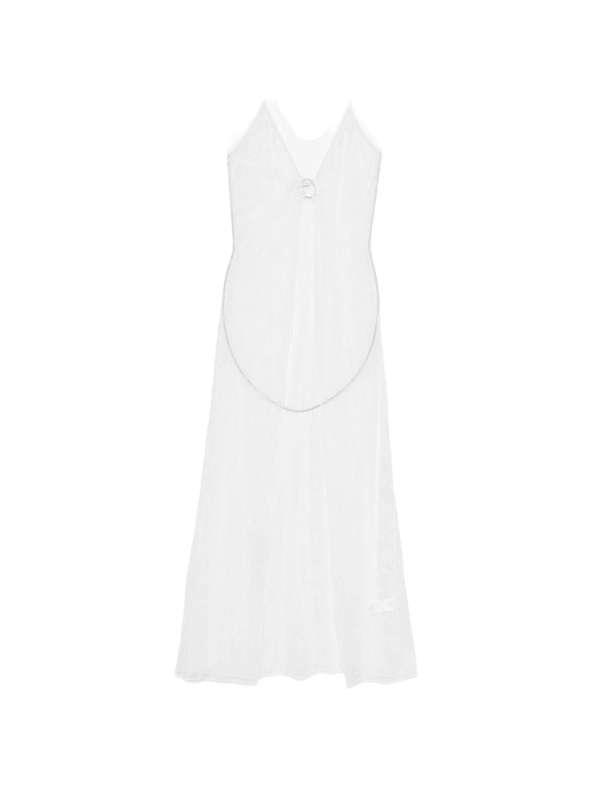 lace gem-embellished kaftan - Image 1