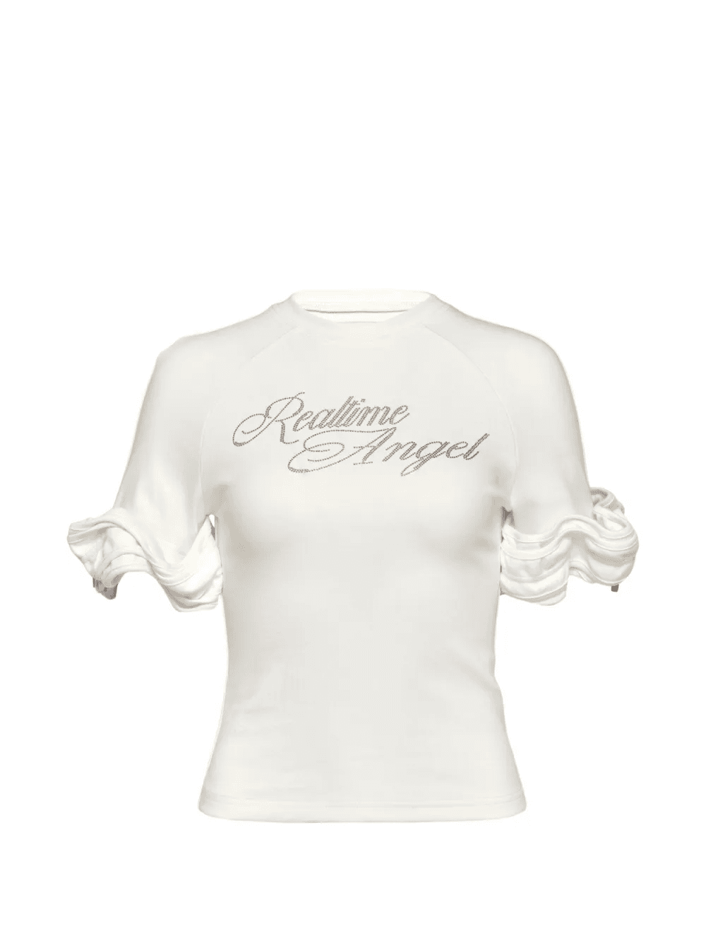 ruffle-cuff T-shirt - Image 1