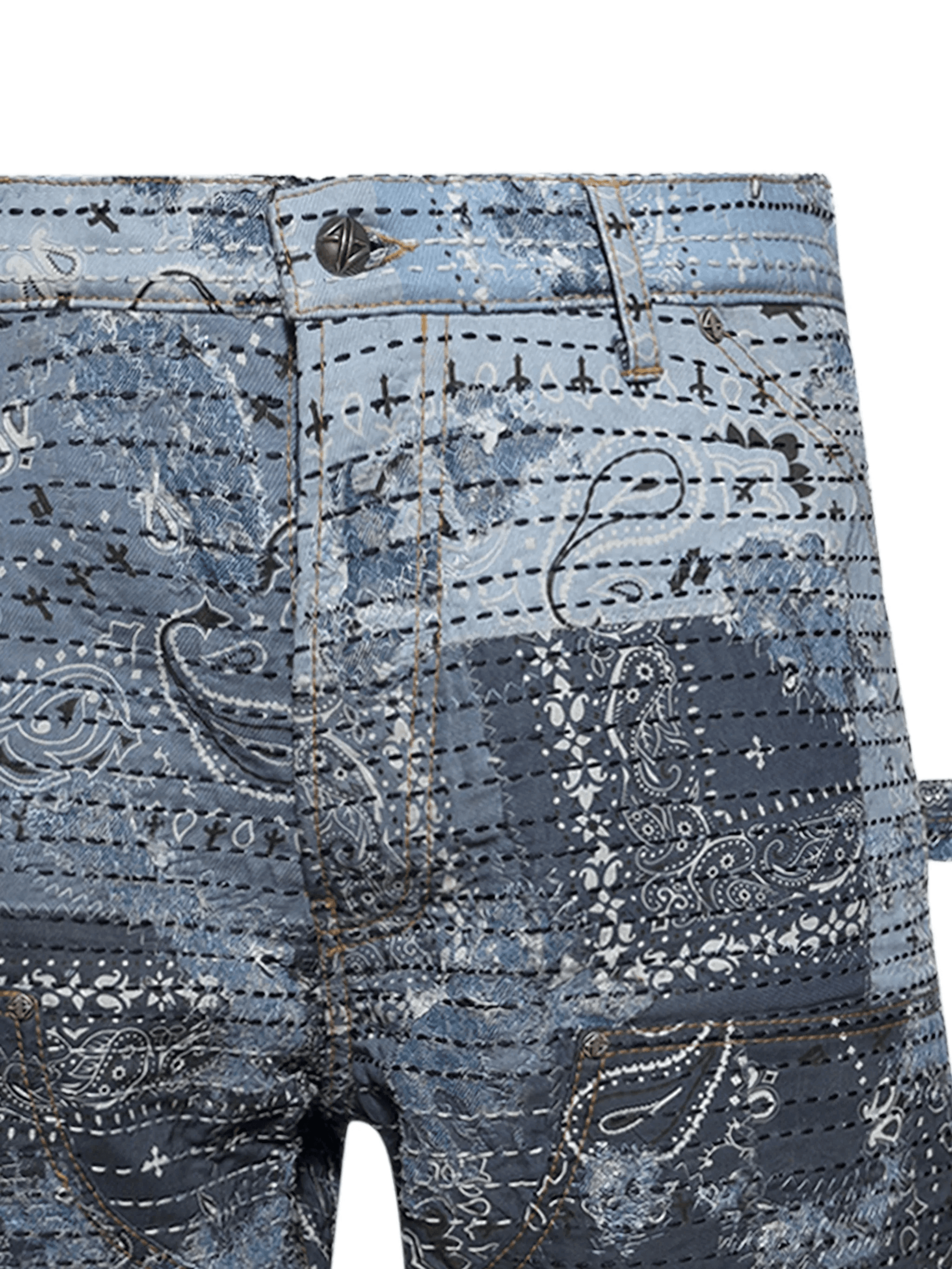 bandana carpenter shorts - Image 1