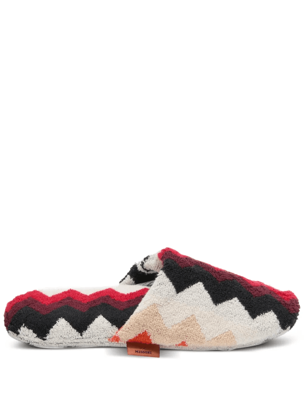 chevron-patterned indoor slippers - Image 1