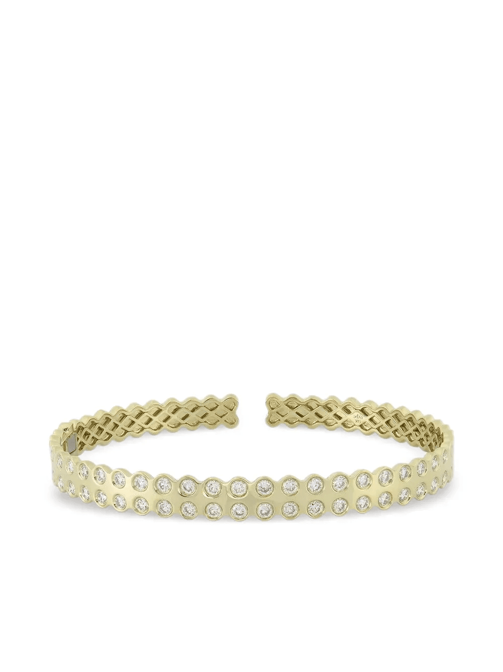 14k yellow gold Leggo 2.0 diamond small bangle - Image 1