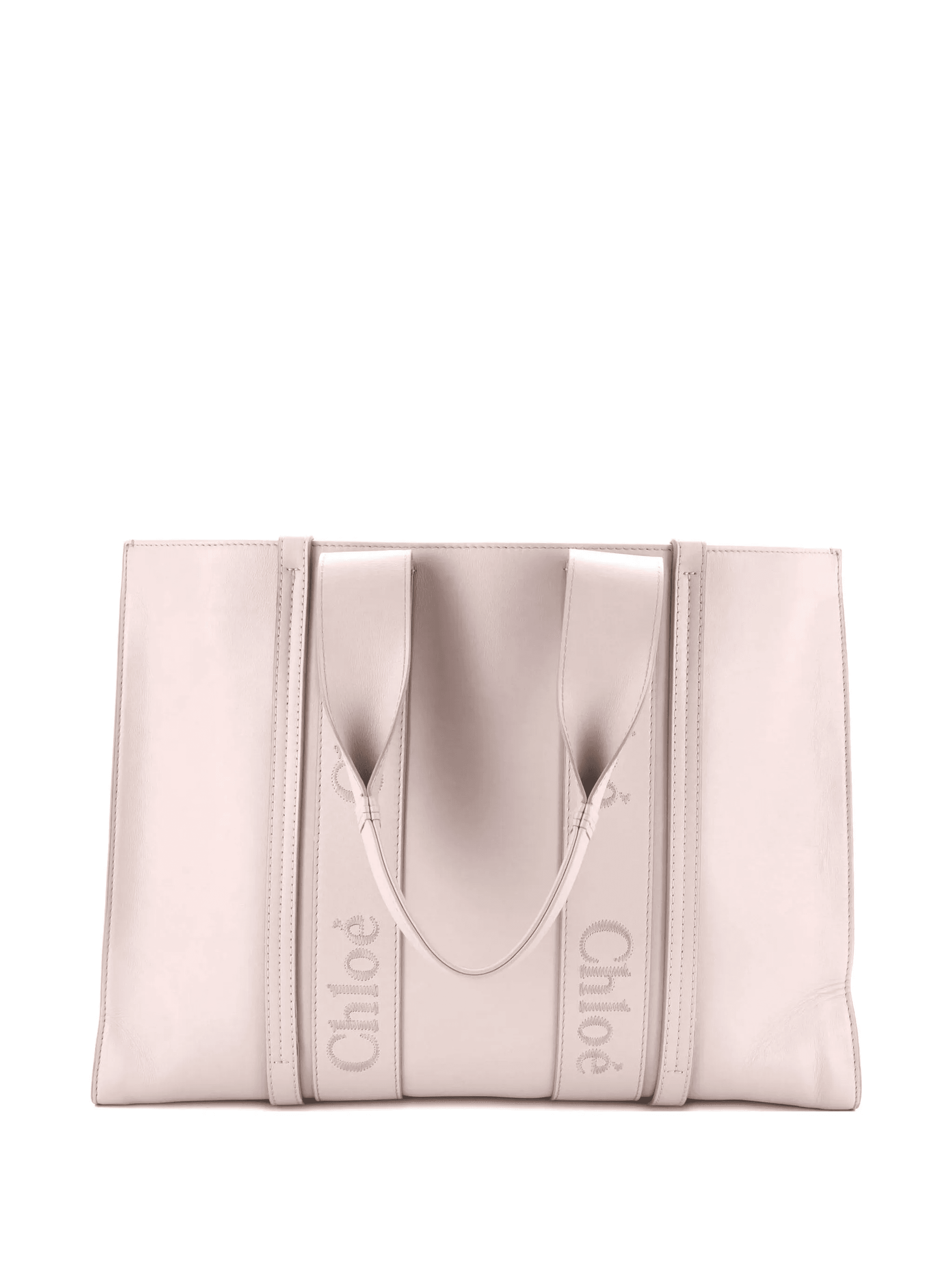 Woody Leather Large tote bag - Image 1