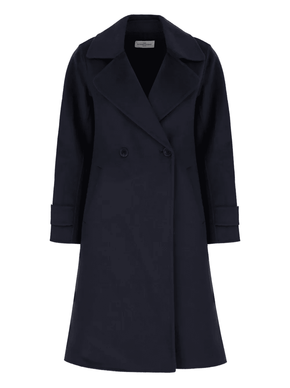 double-breasted wool coat - Image 1