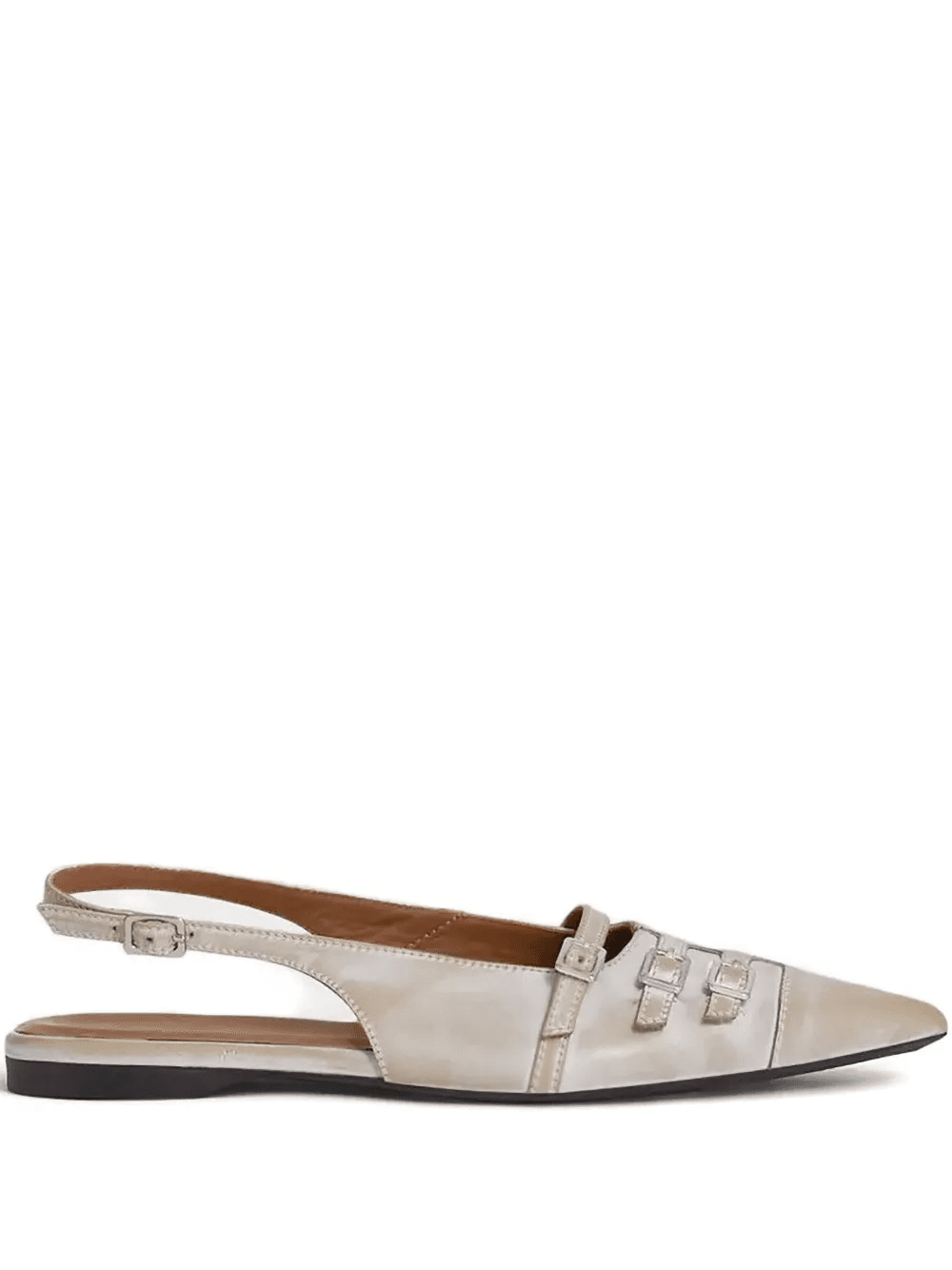 Hermine buckled slingback ballet flats - Image 1