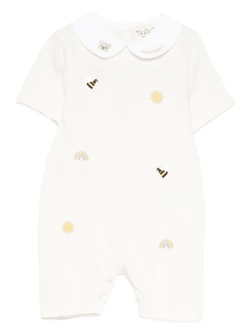 embroidered collared shorties - Image 1