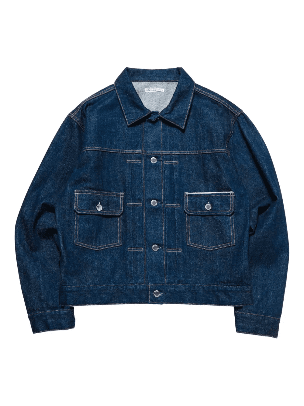 button-up denim jacket - Image 1