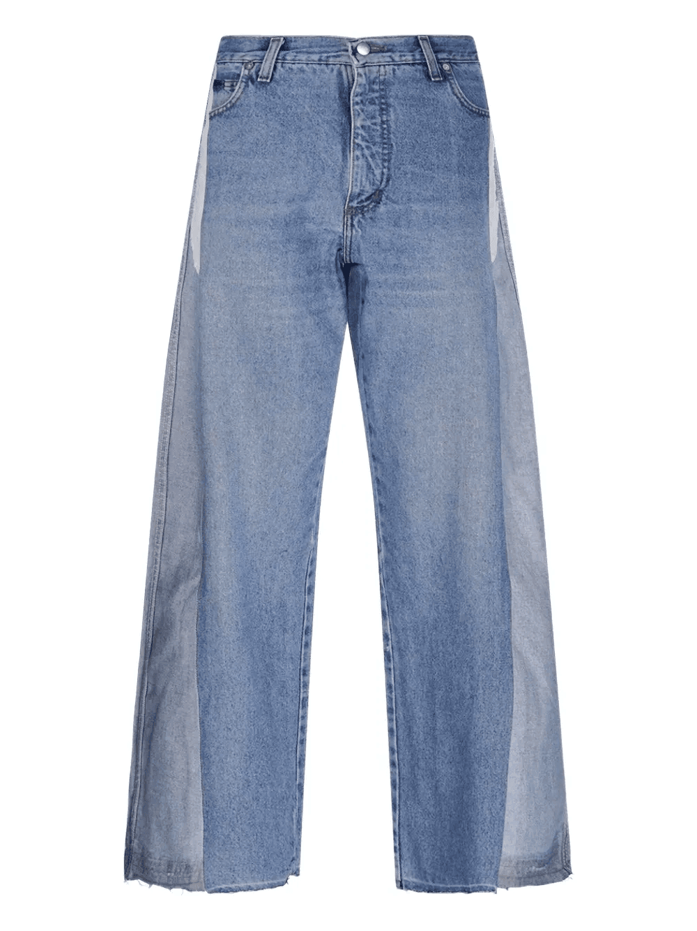 Maya panelled frayed jeans - Image 1