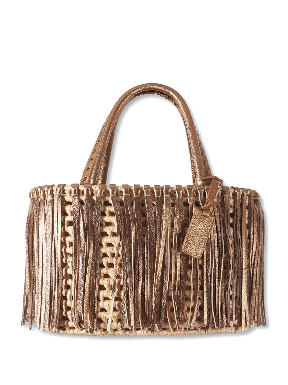 Jackie fringed tote bag - Image 1