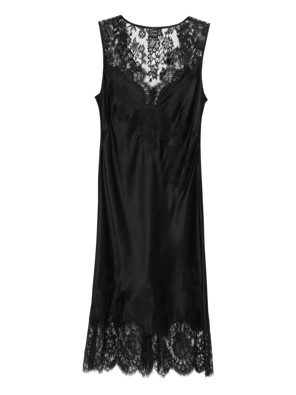 lace V-neckline slip dress - Image 1