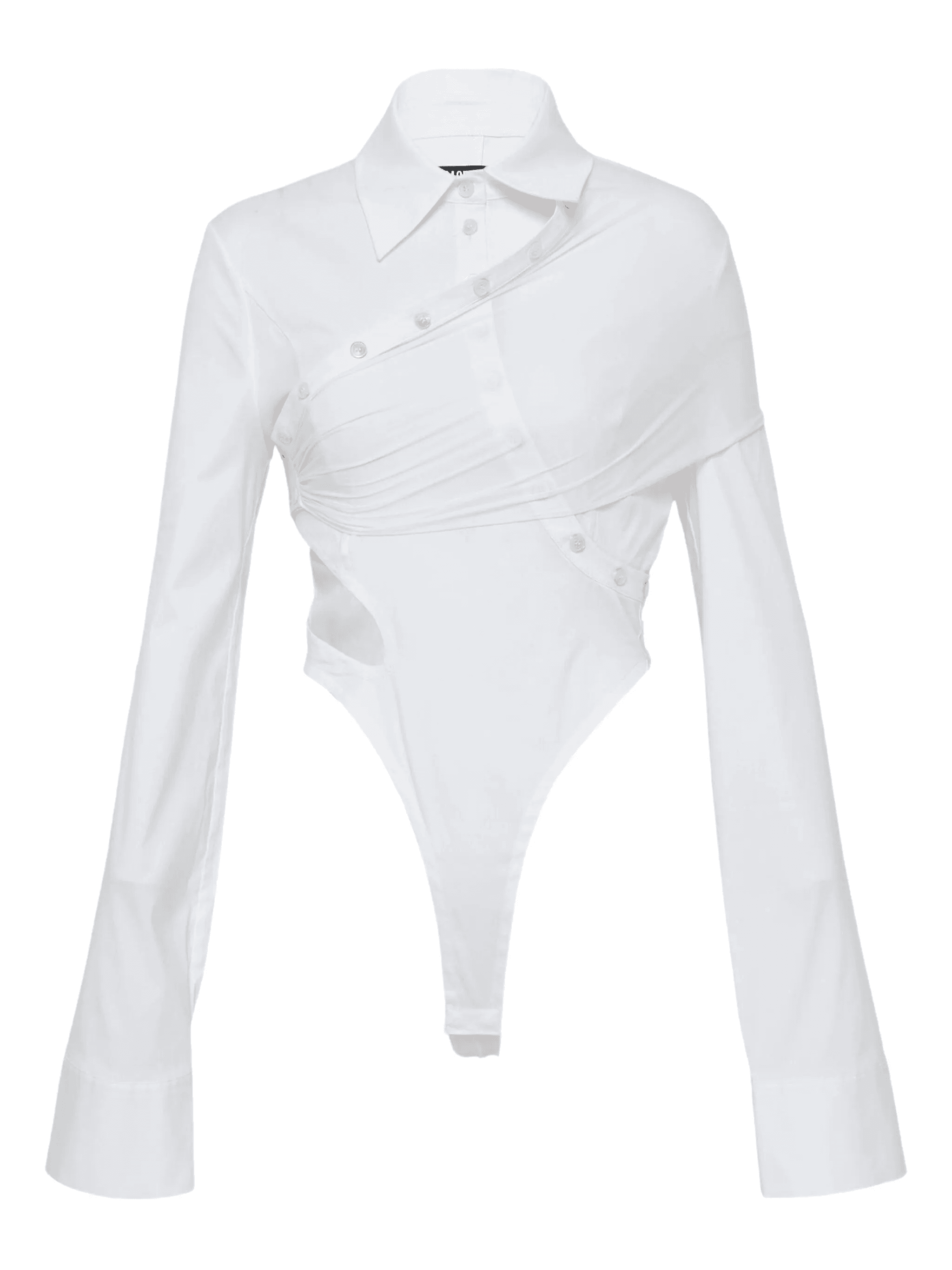 cut-out shirt bodysuit - Image 1
