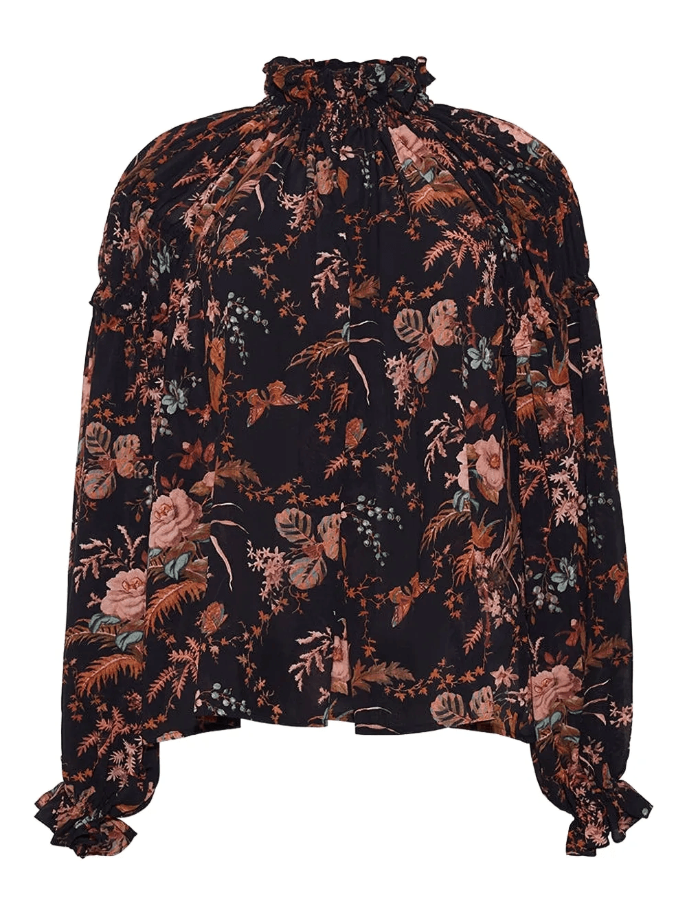 Ipanema high-neck floral blouse - Image 1