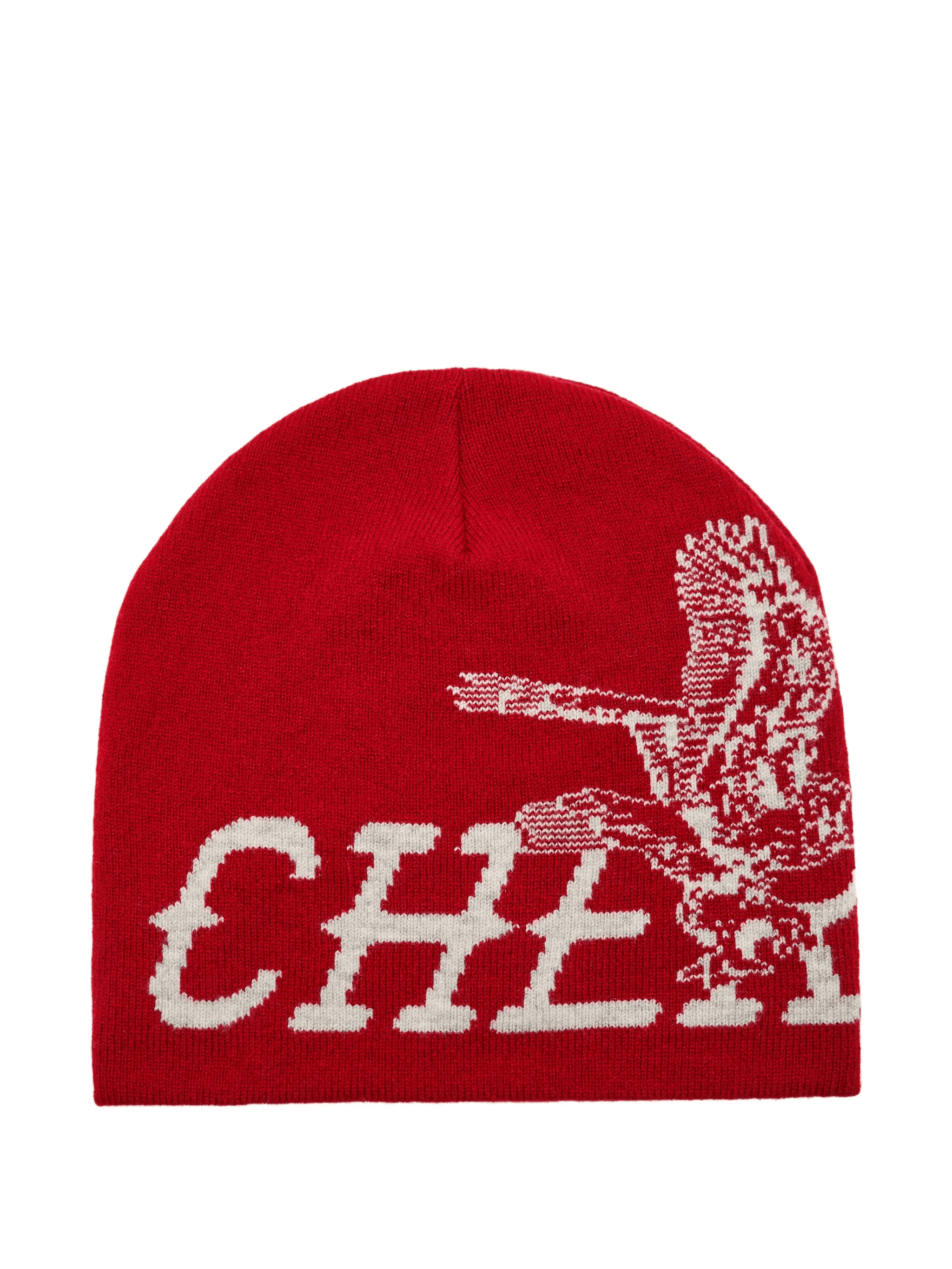 intarsia-logo beanie - Image 1