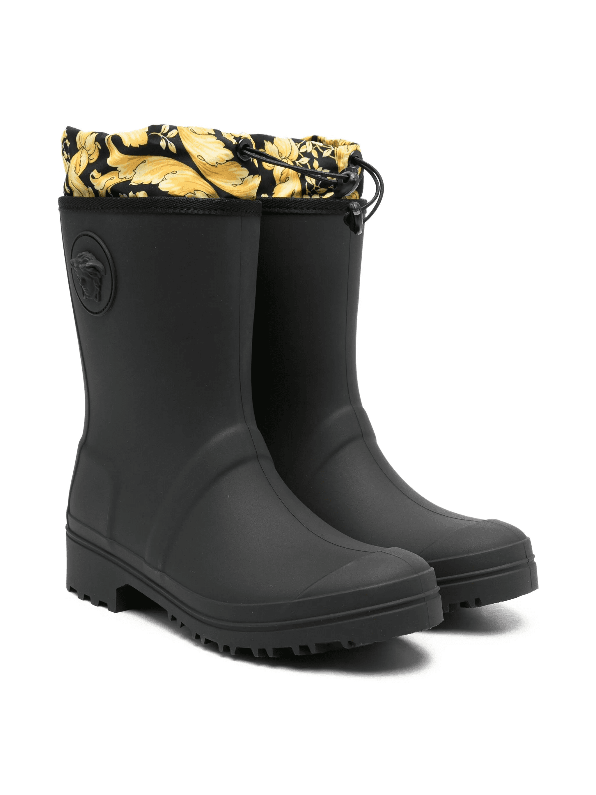 baroque-print wellies - Image 1