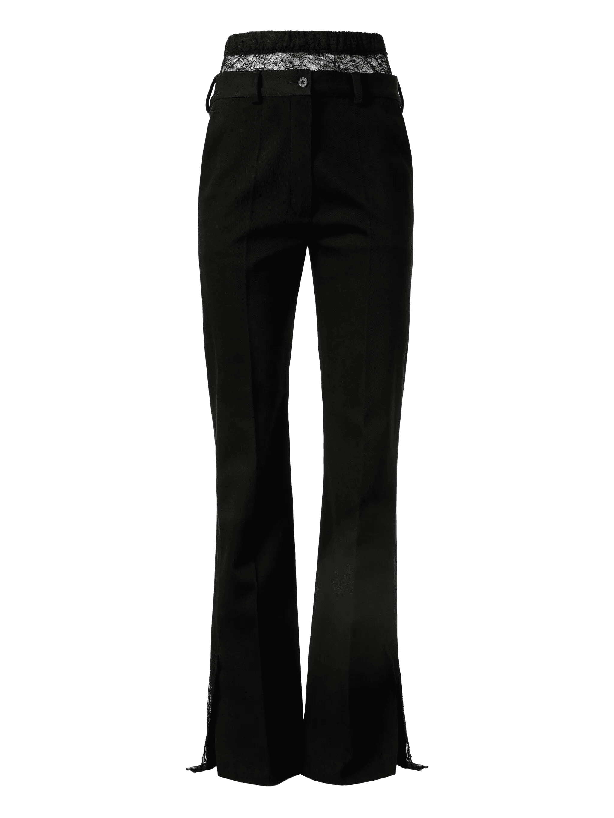 Laid Back lace-trim trousers - Image 1