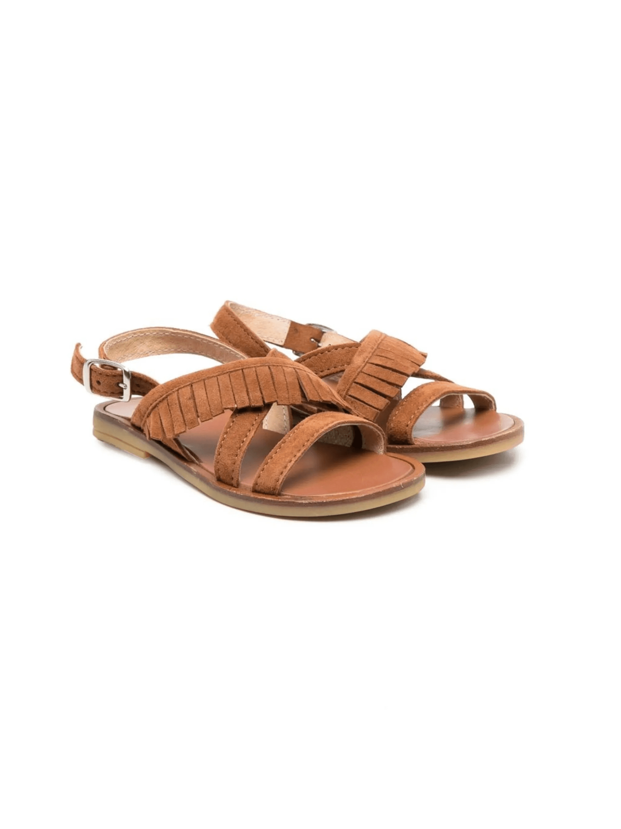 suede open-toe sandals - Image 1