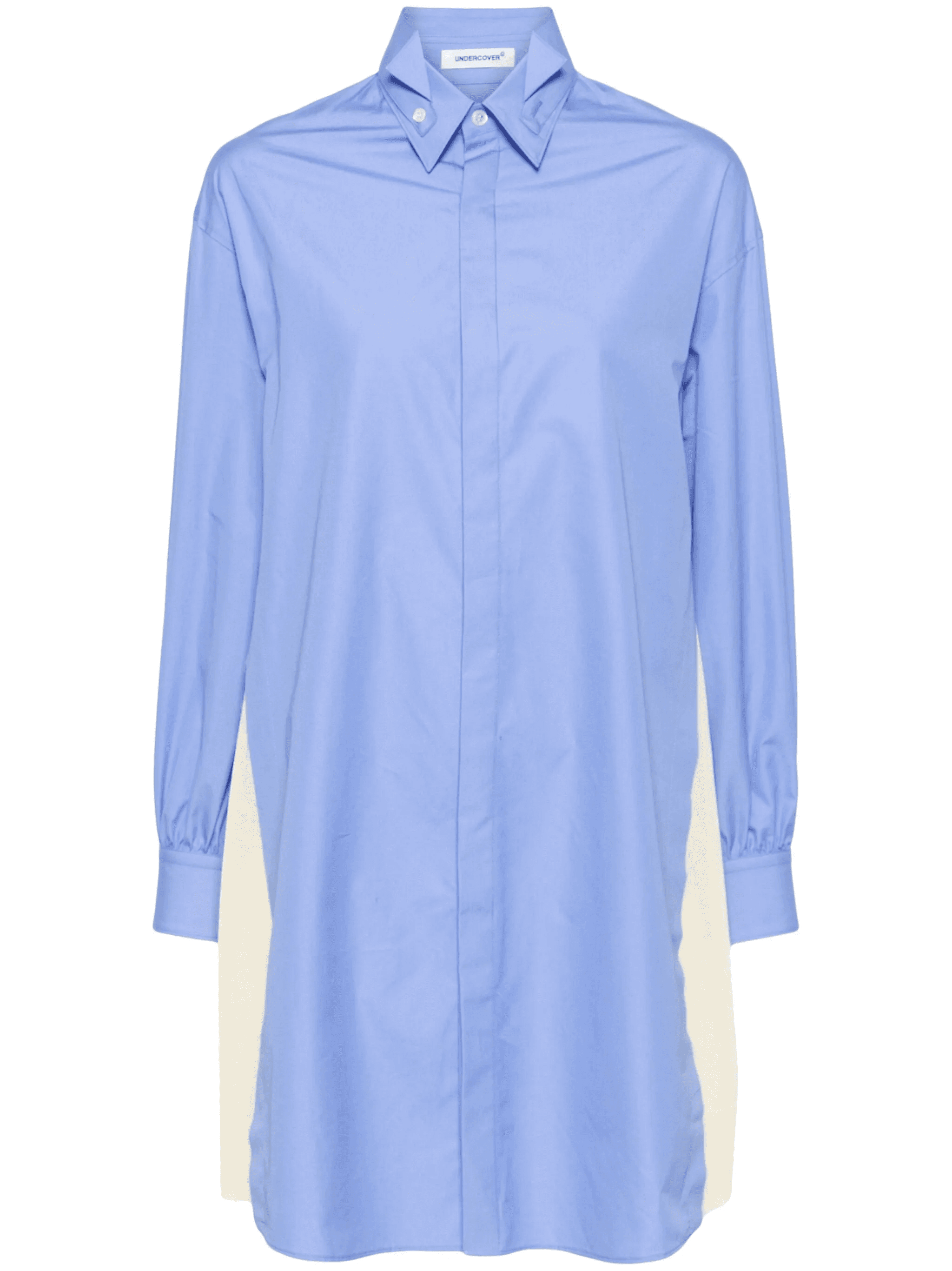 panelled cotton shirt - Image 1