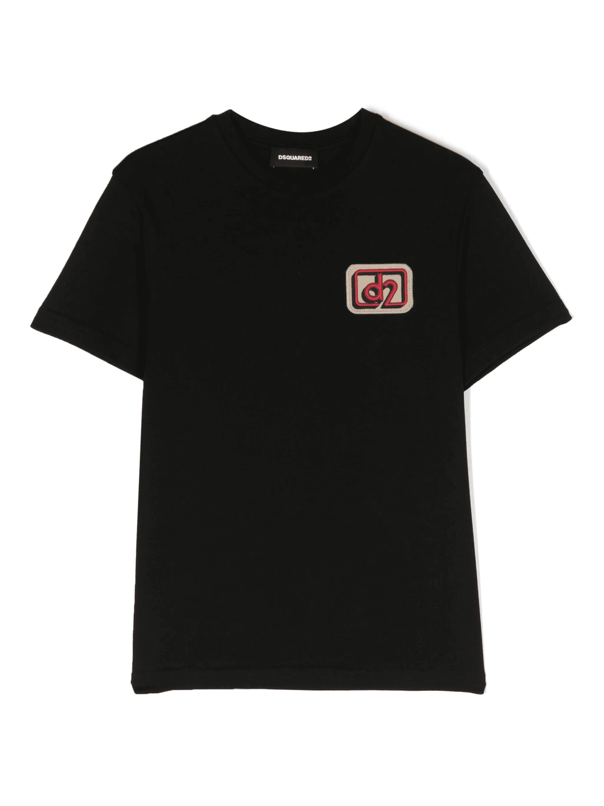 logo-patch cotton T-shirt - Image 1