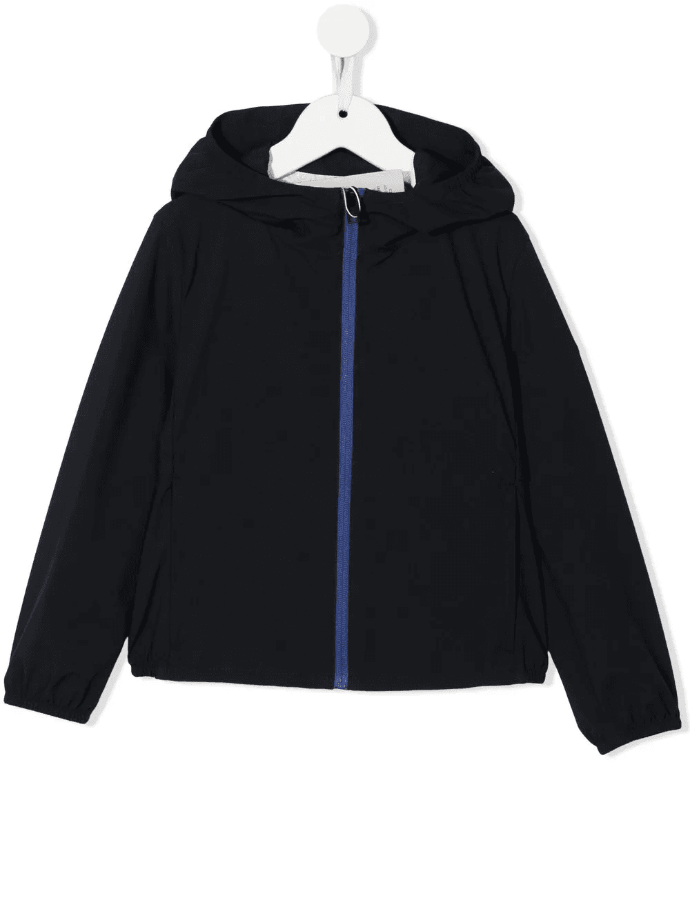 two-pocket zip-up hooded jacket - Image 1