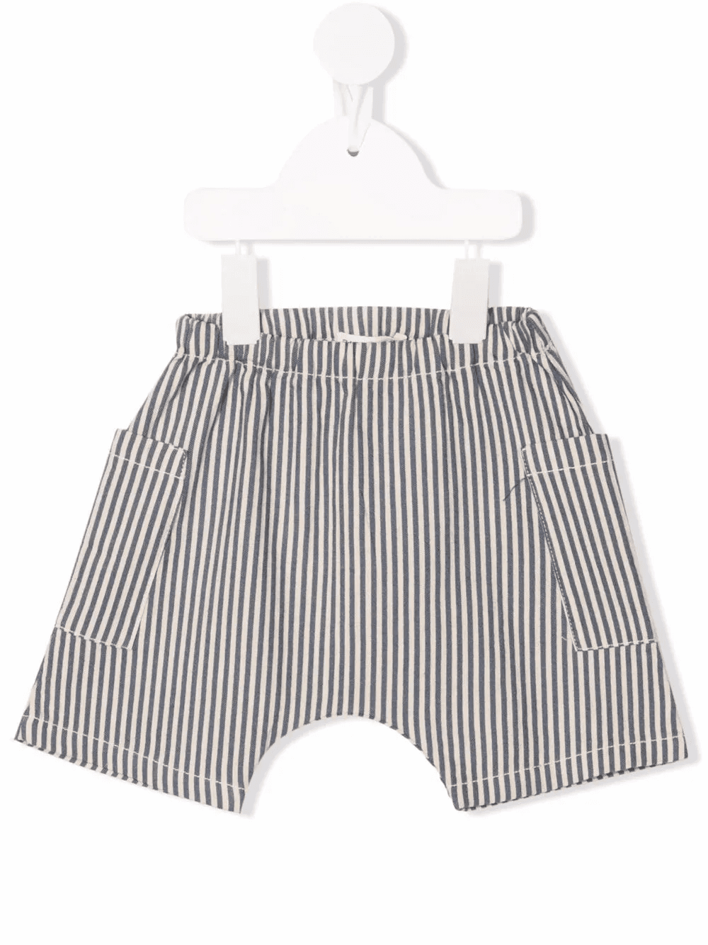 striped cotton shorts - Image 1