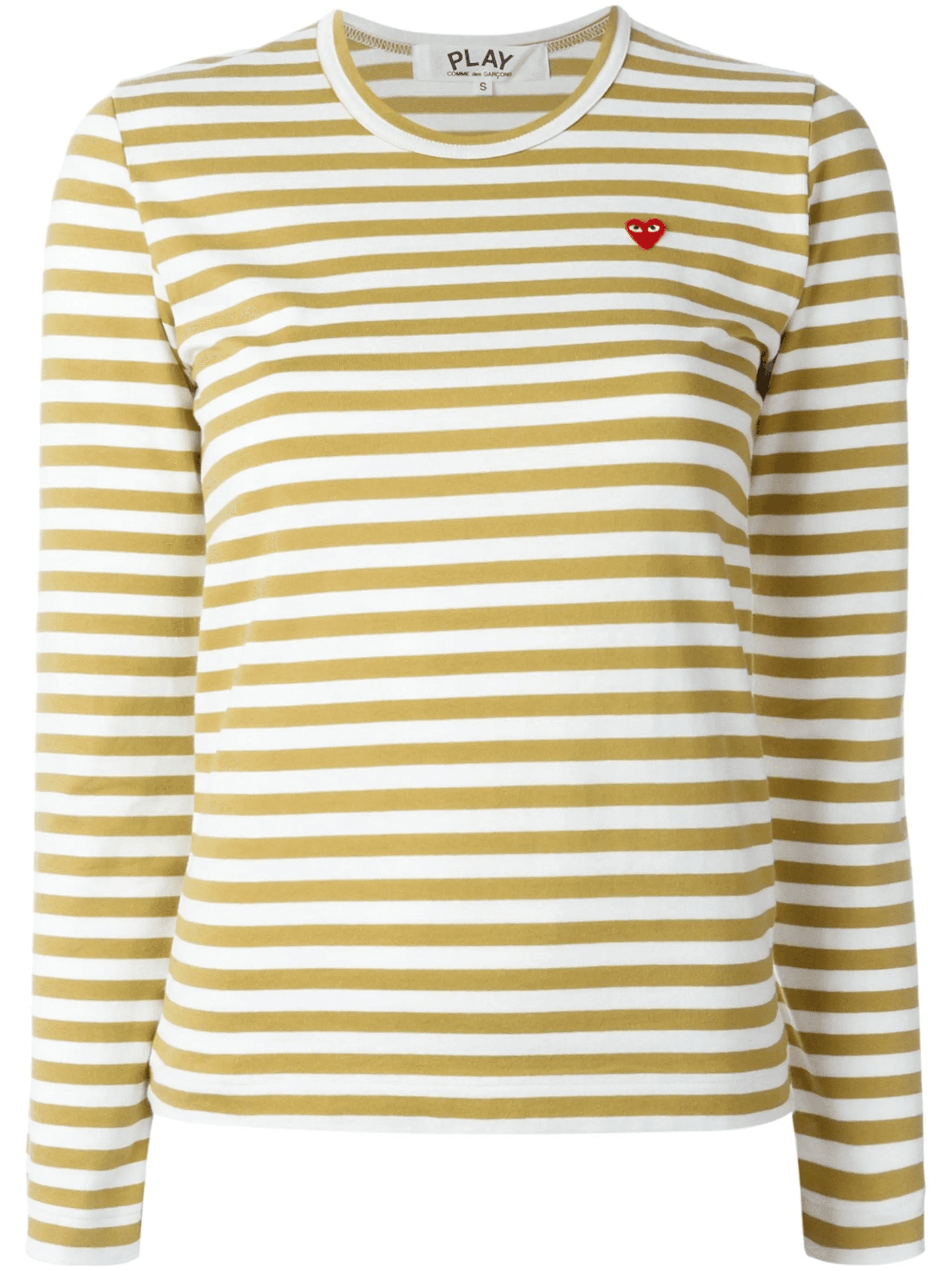 heart-patch striped top - Image 1