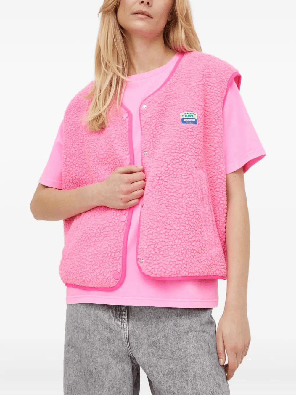 press-stud gilet - Image 1