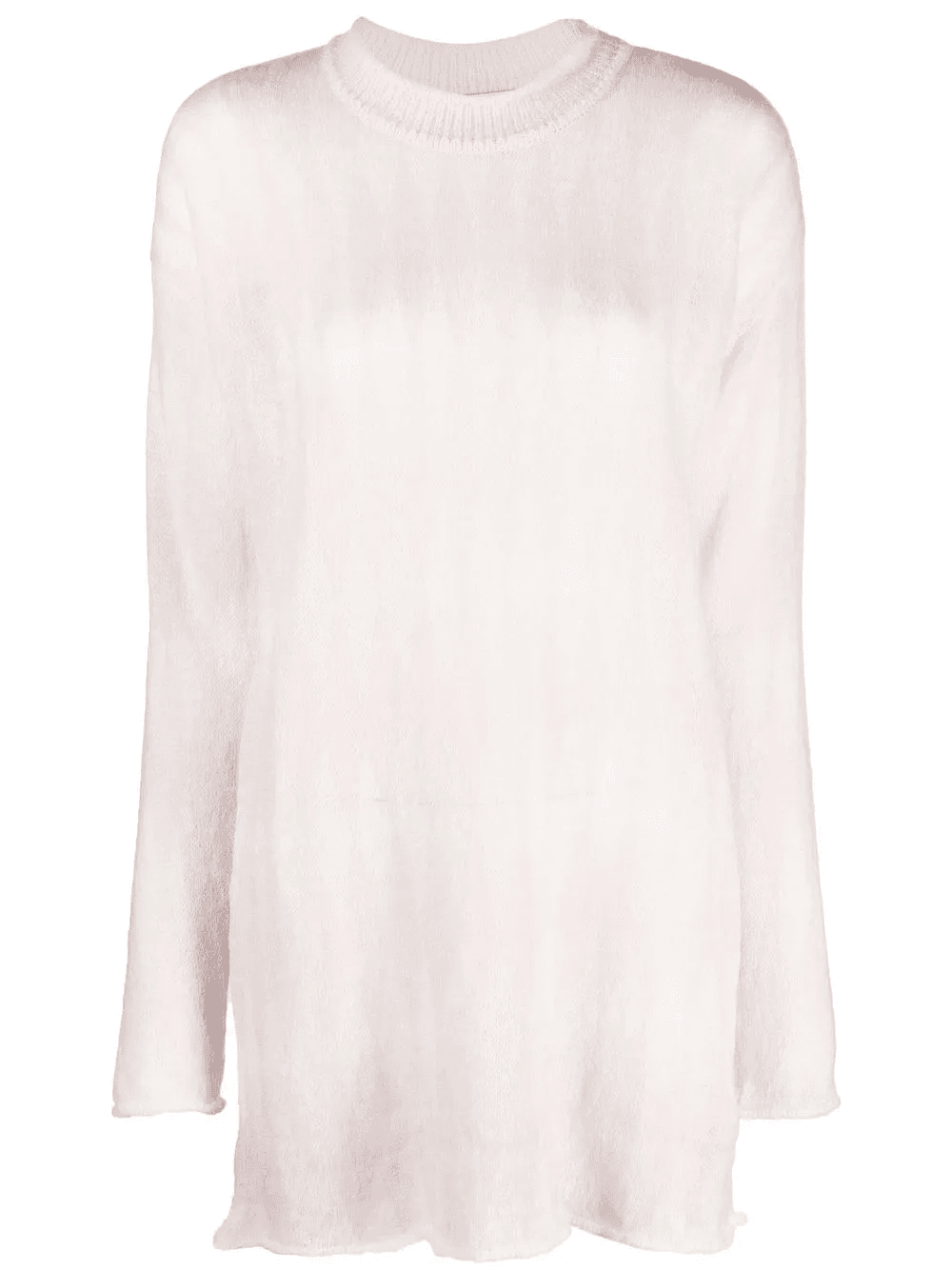 diamond-pattern long-length jumper - Image 1