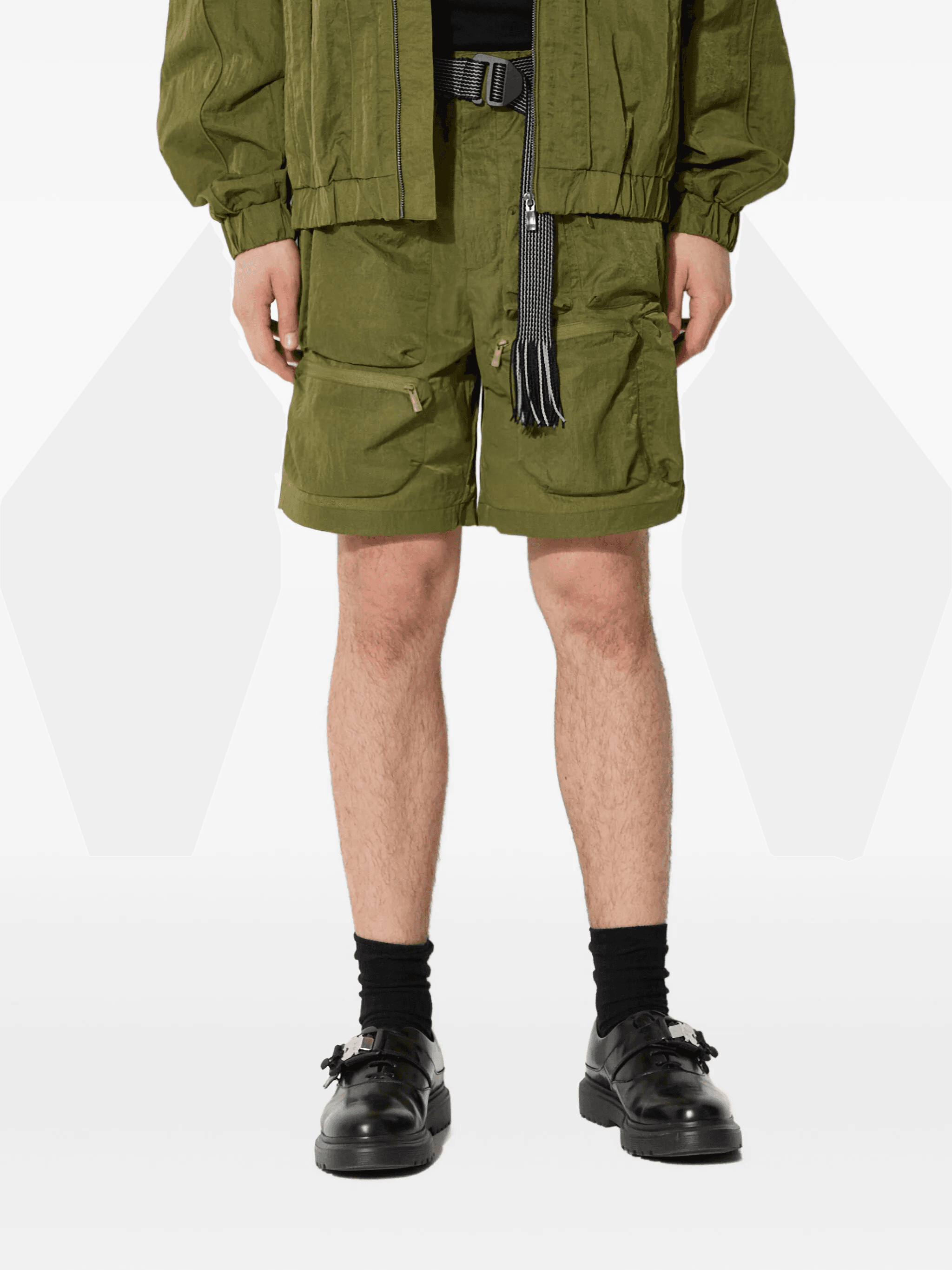 Wadrian belted cargo shorts - Image 1