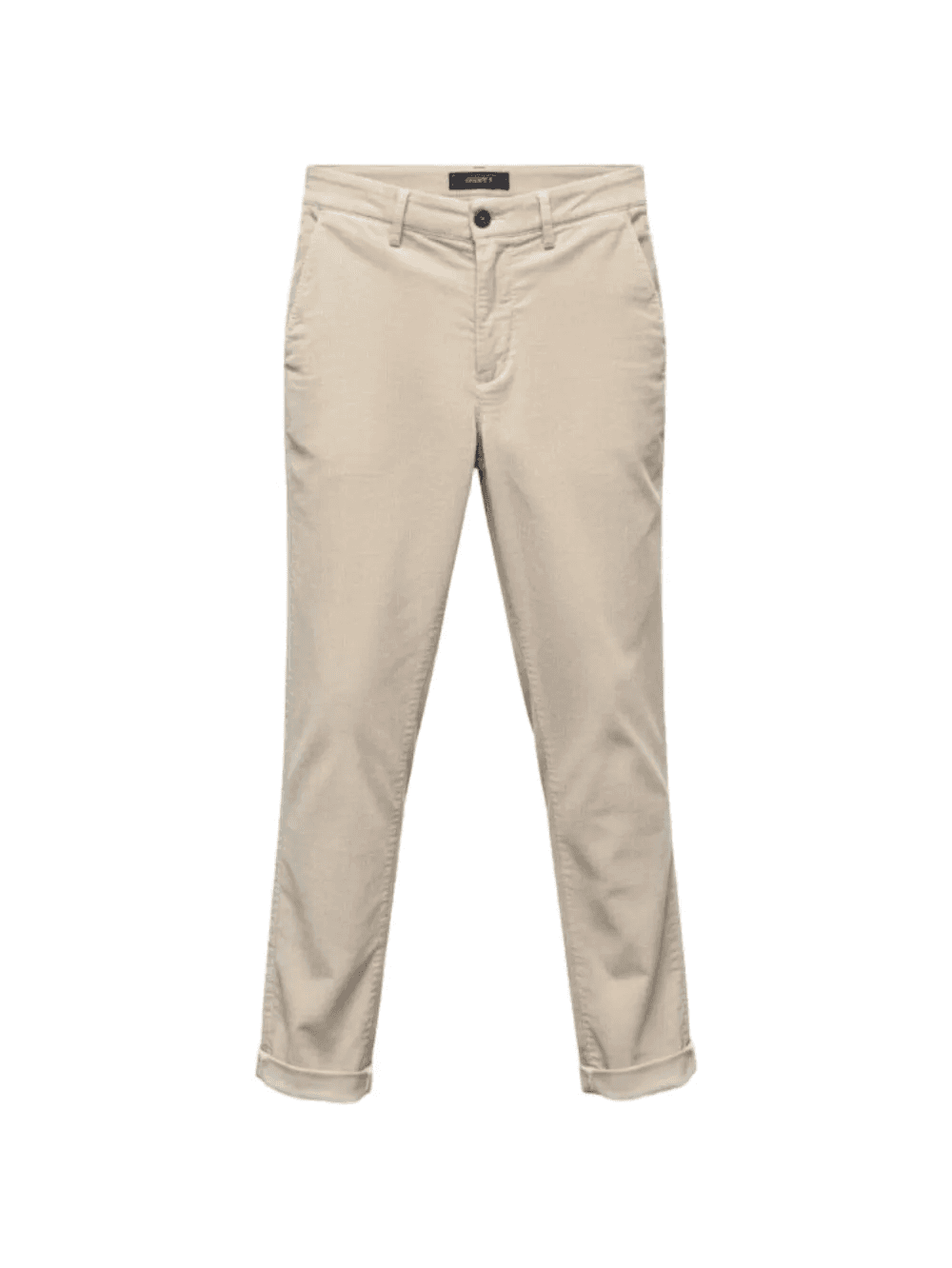 corduroy straight-leg trousers - Image 1