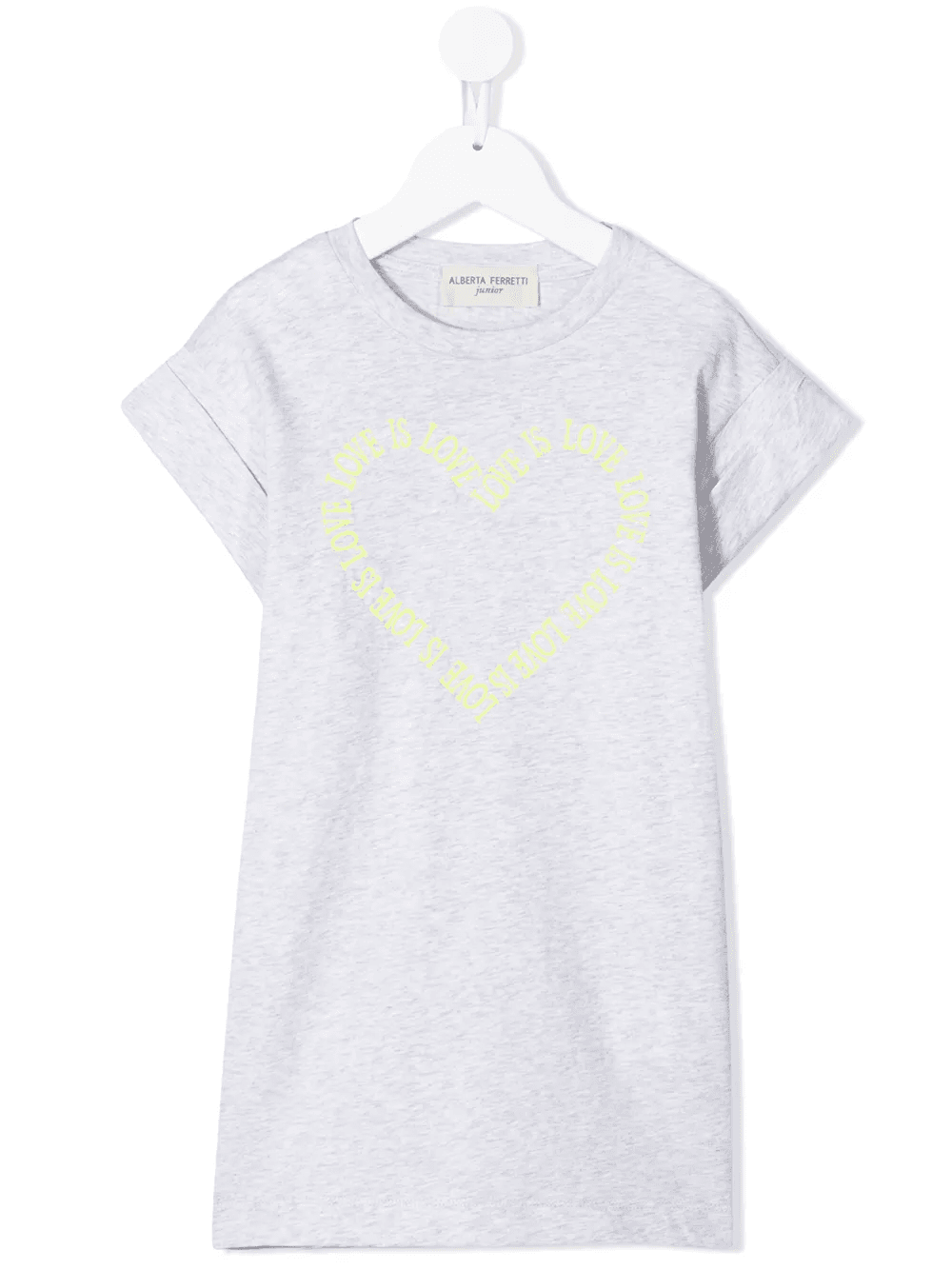 heart print T-shirt dress - Image 1
