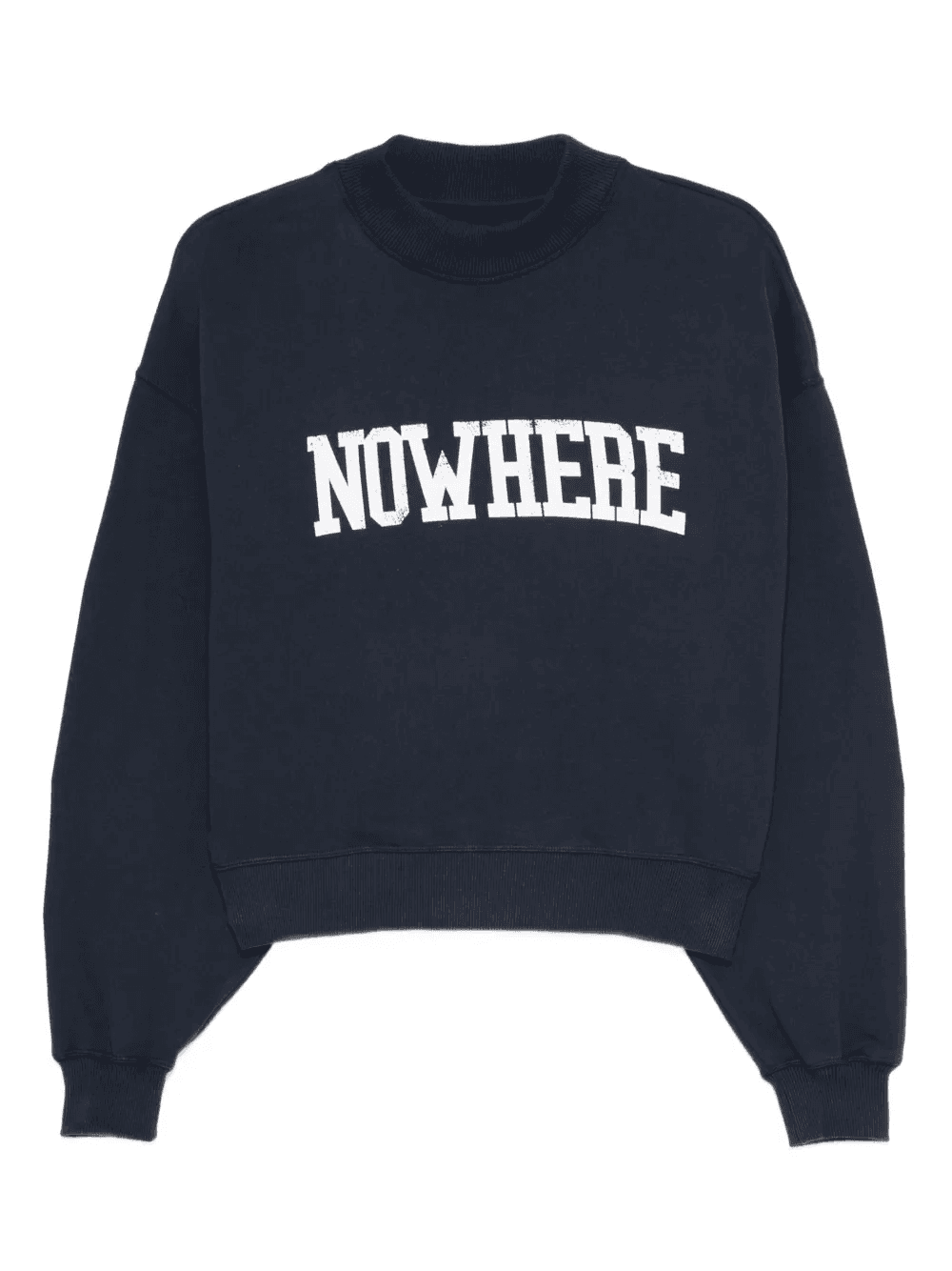 slogan-print sweatshirt - Image 1