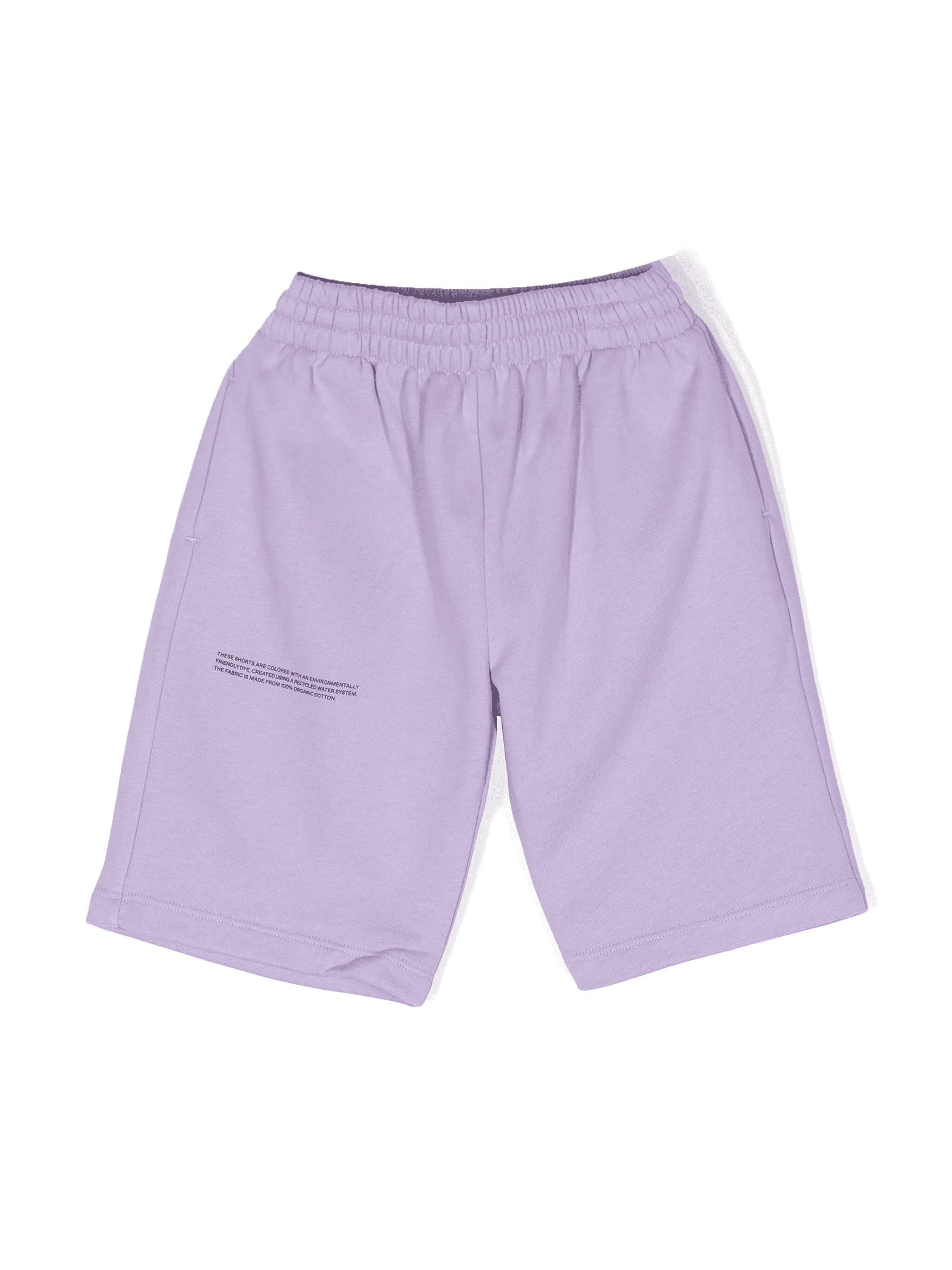 text-print cotton track shorts - Image 1