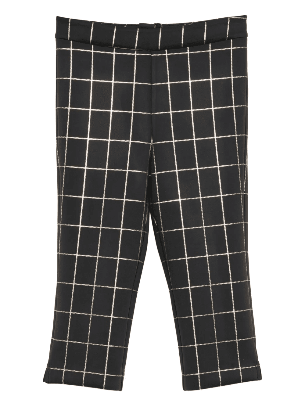 checked capris shorts - Image 1