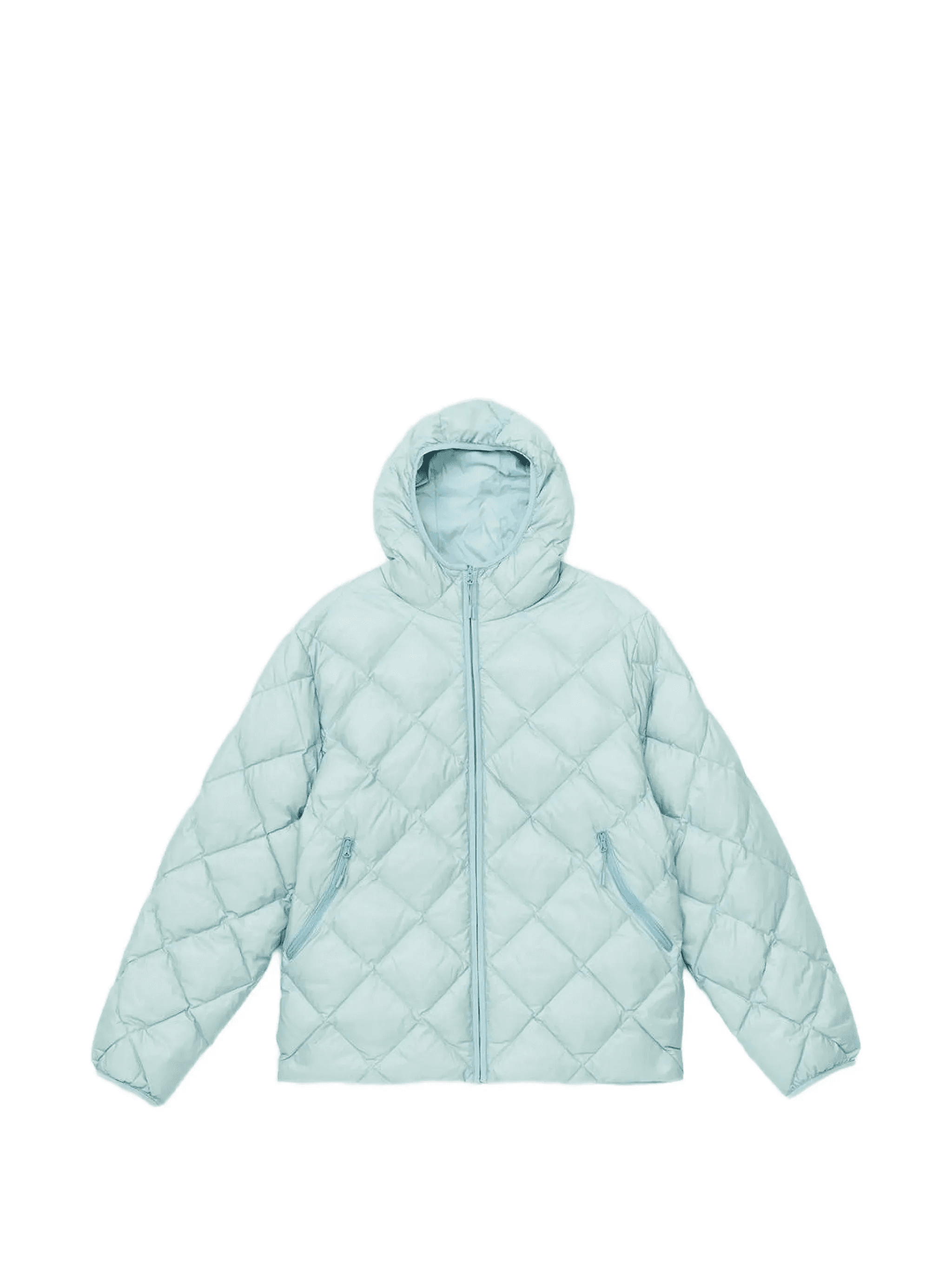 hooded quilted jacket - Image 1