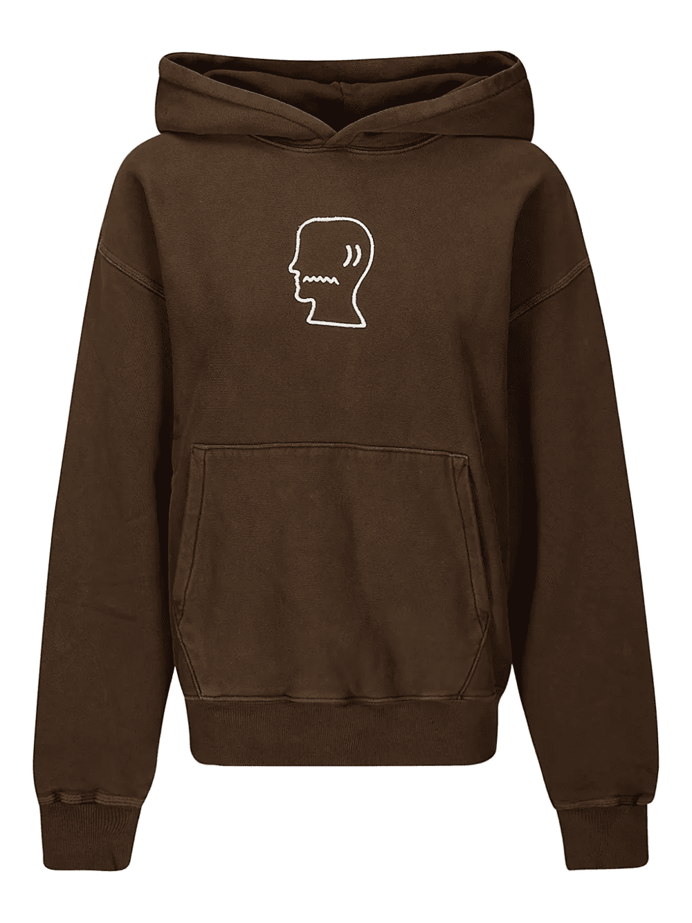 embroidered-logo hoodie - Image 1