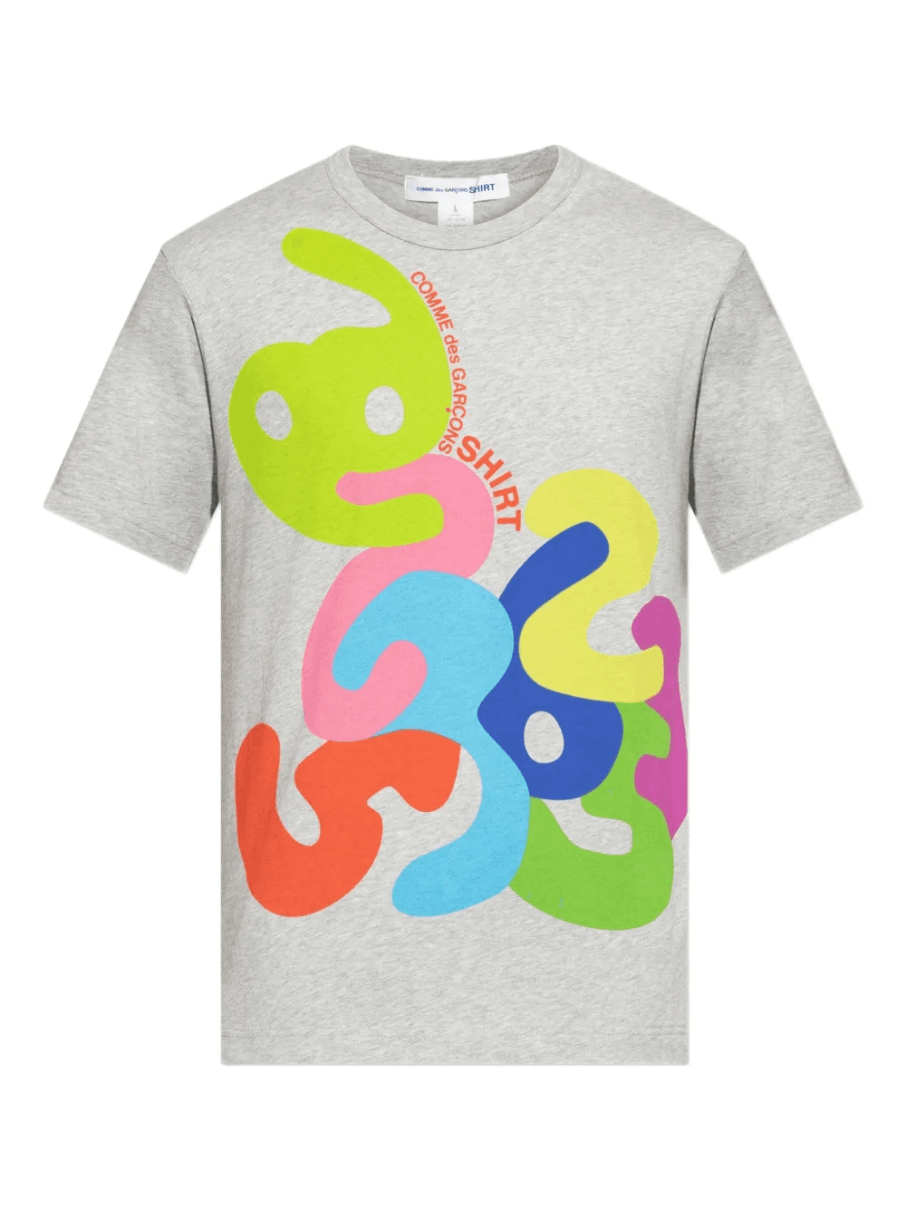 abstract-print T-shirt - Image 1
