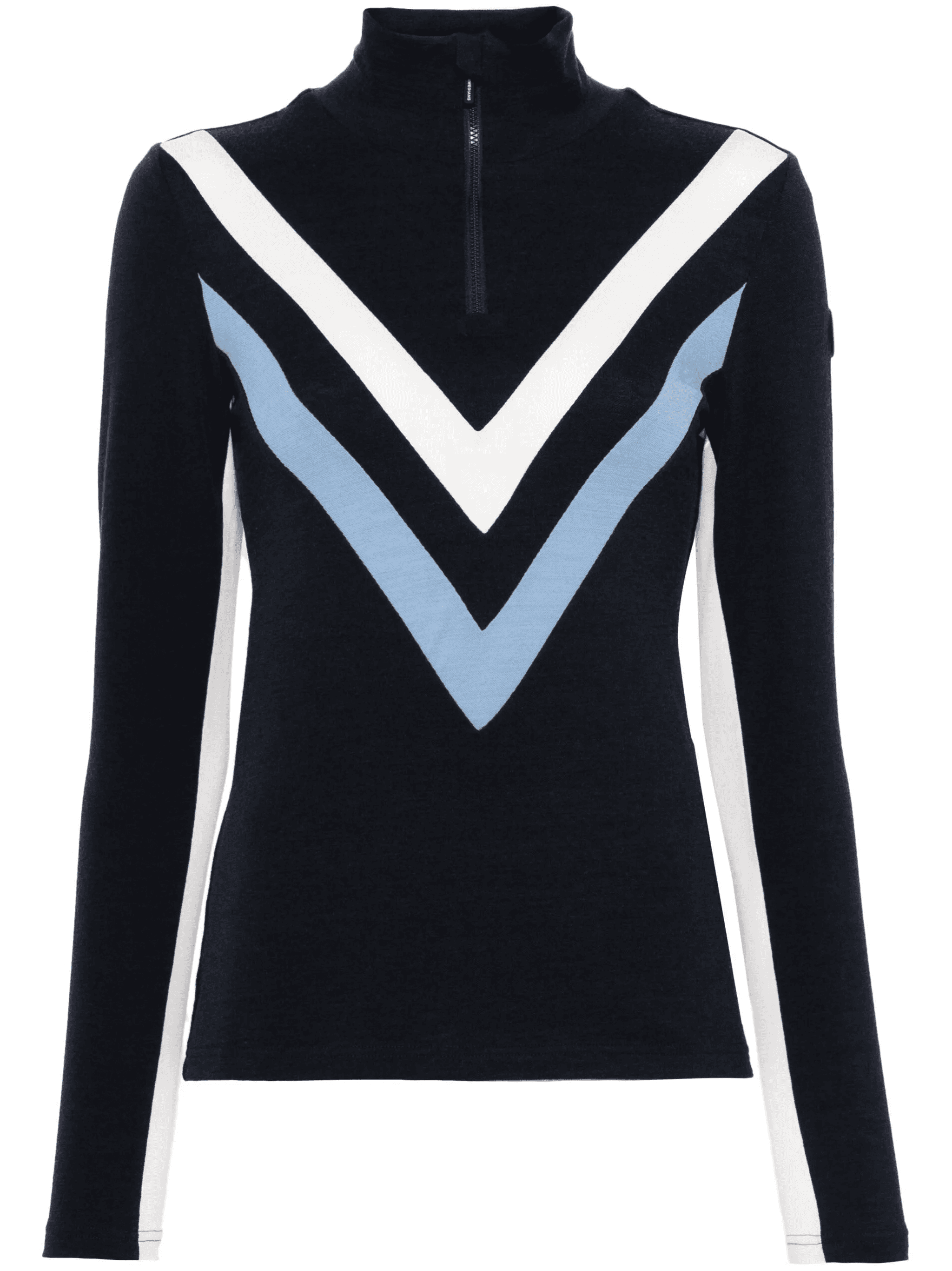 Voss Chevron zip-up sweater - Image 1
