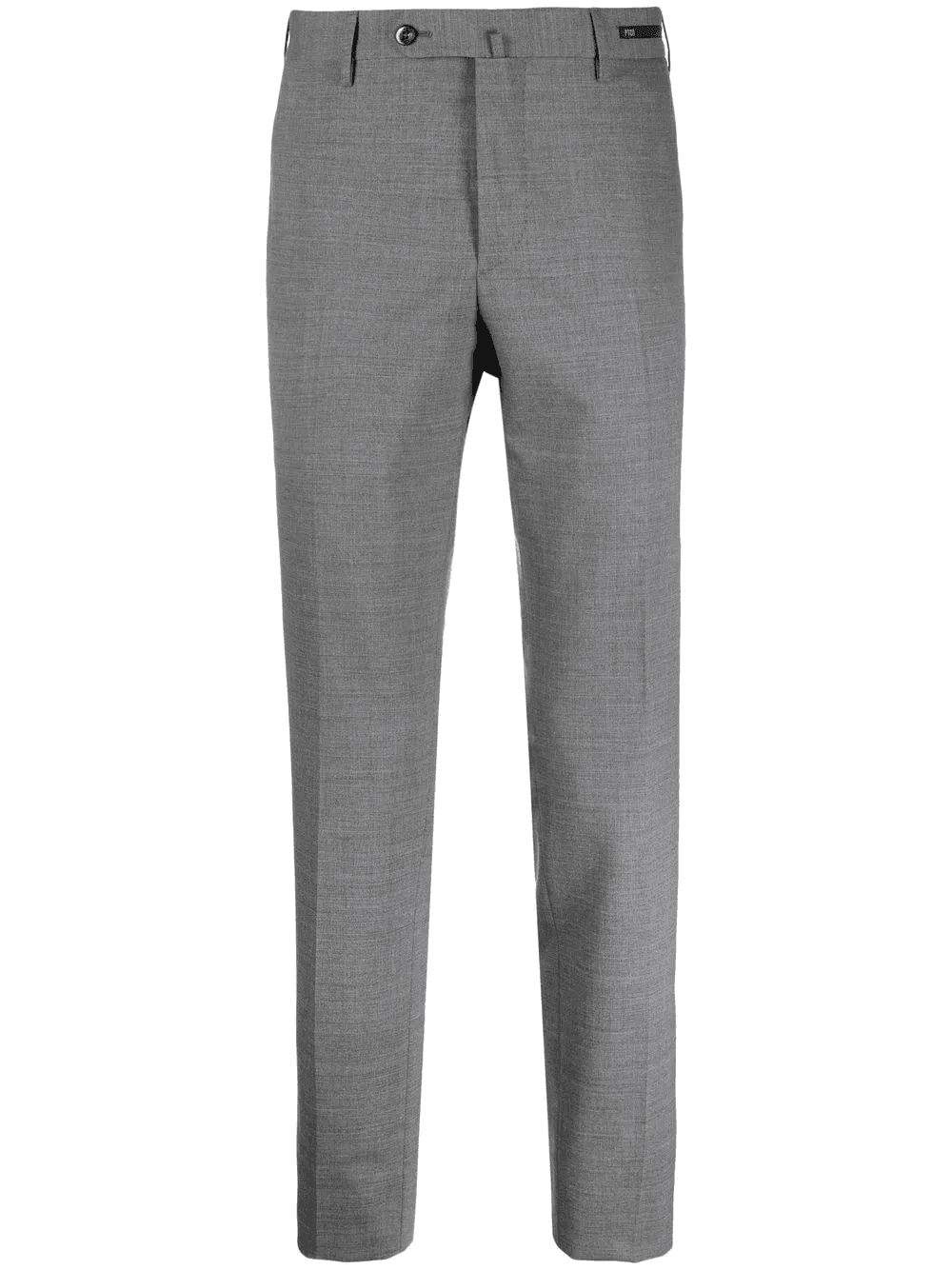 logo-patch tailored suit trousers - Image 1
