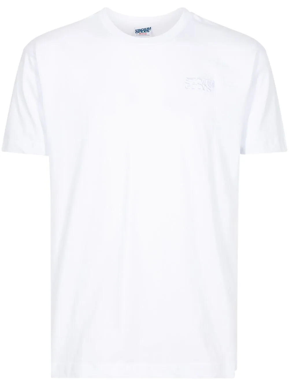 Stacked Logo "White Tonal" cotton T-shirt - Image 1