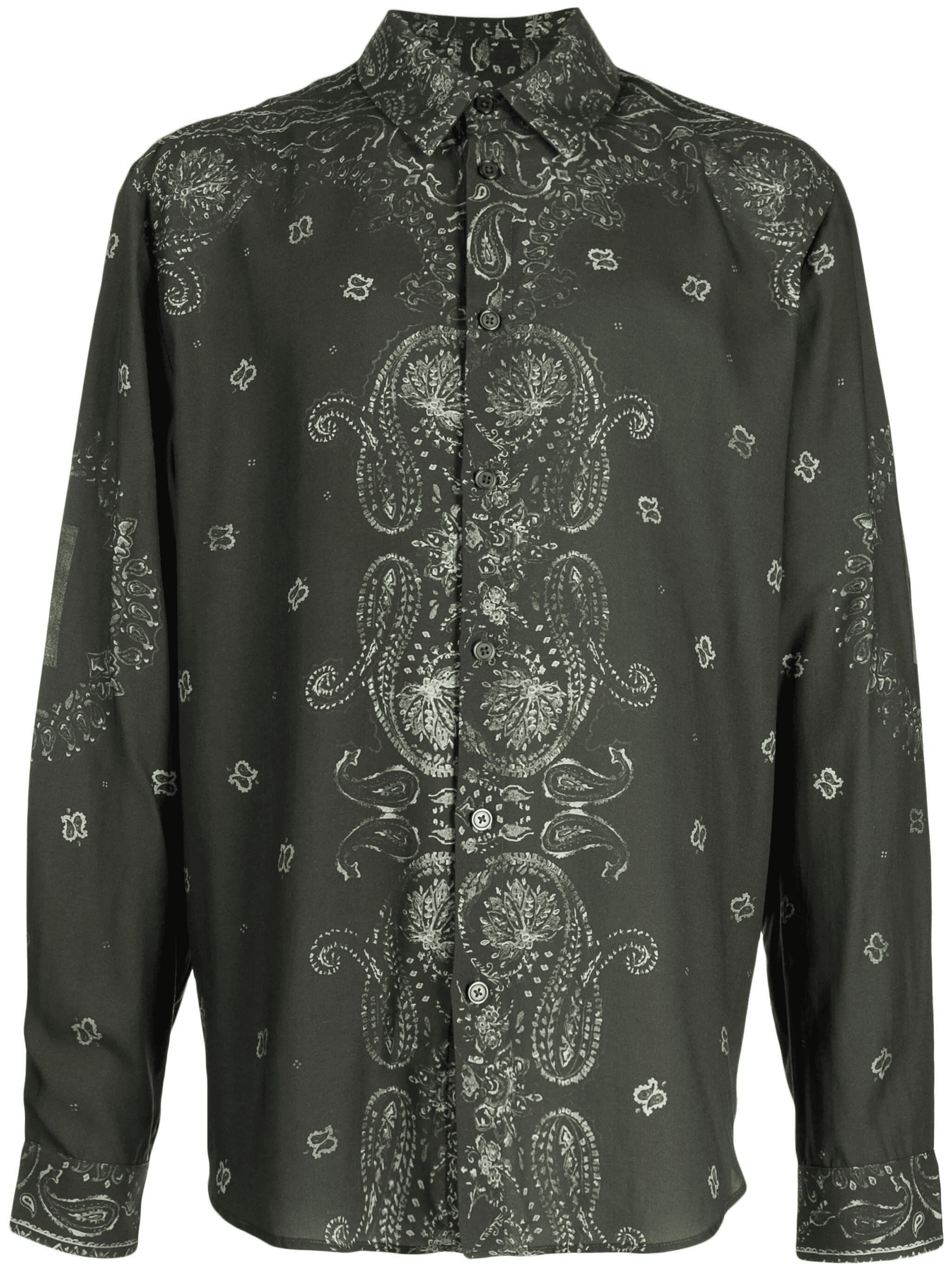 paisley-print long-sleeve shirt - Image 1