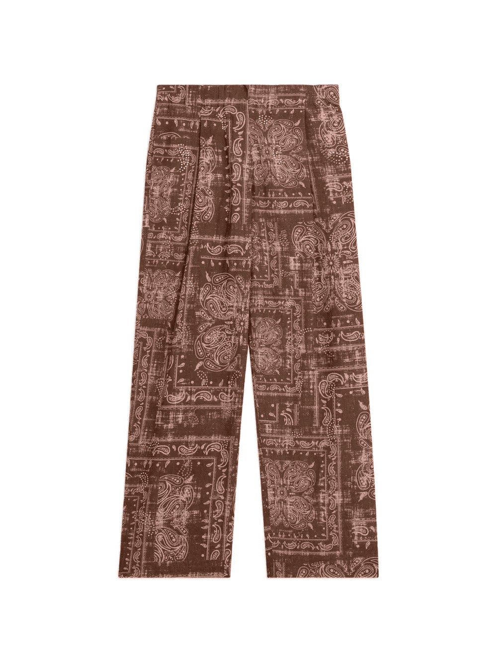 poplin patterned trousers - Image 1
