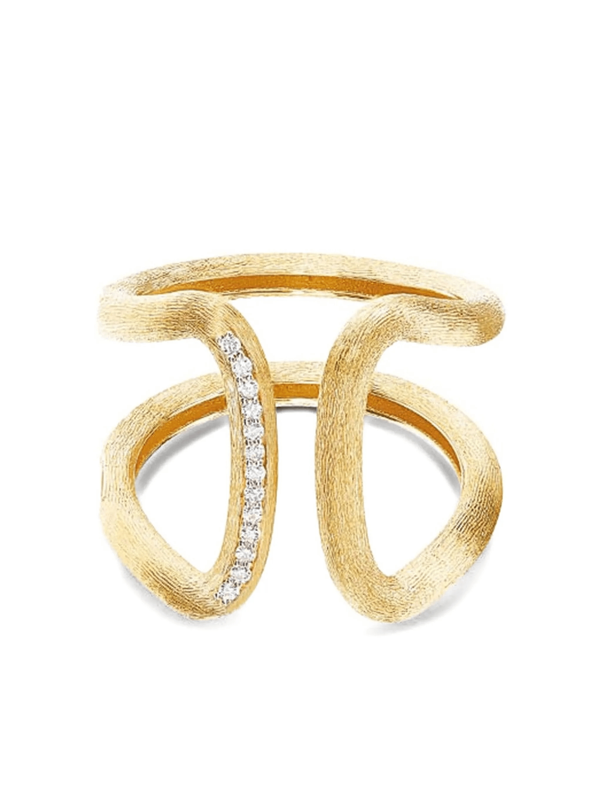 18K yellow gold Libera diamond ring - Image 1