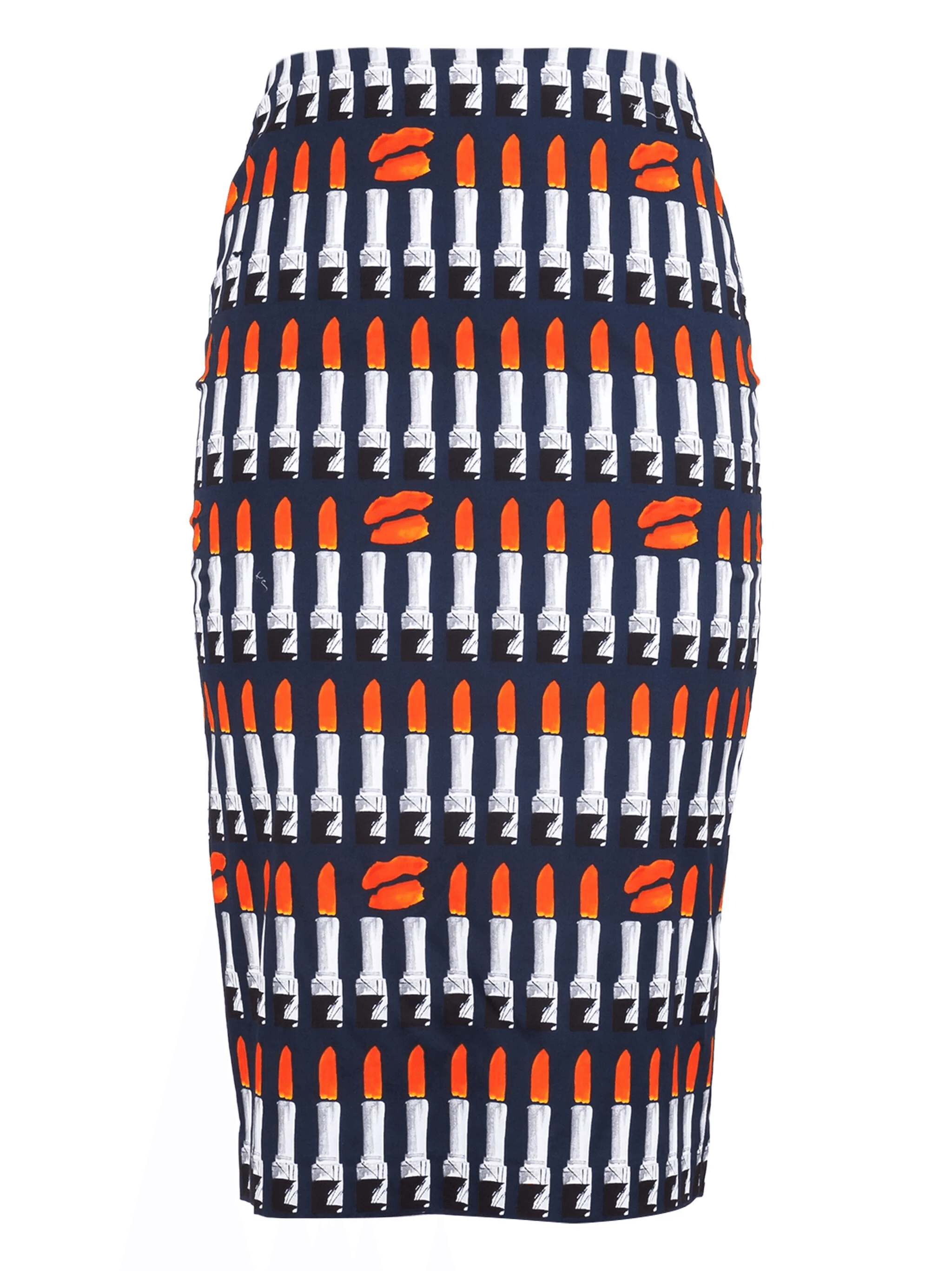 Chloe lipstick-print pencil skirt - Image 1