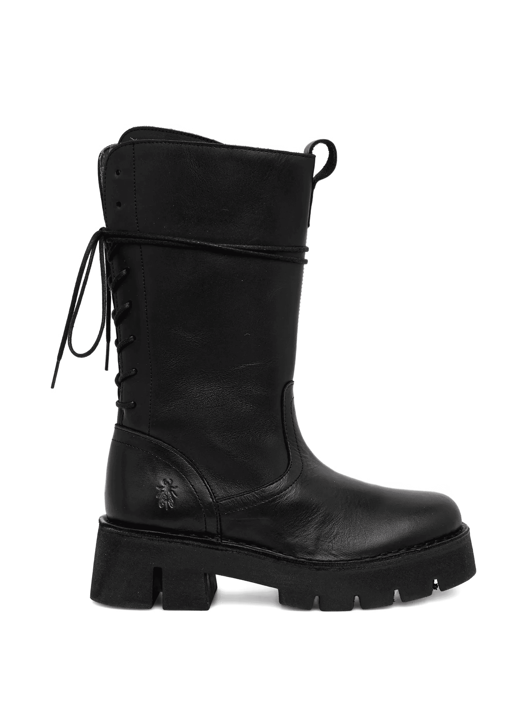 lace-up platform boots - Image 1