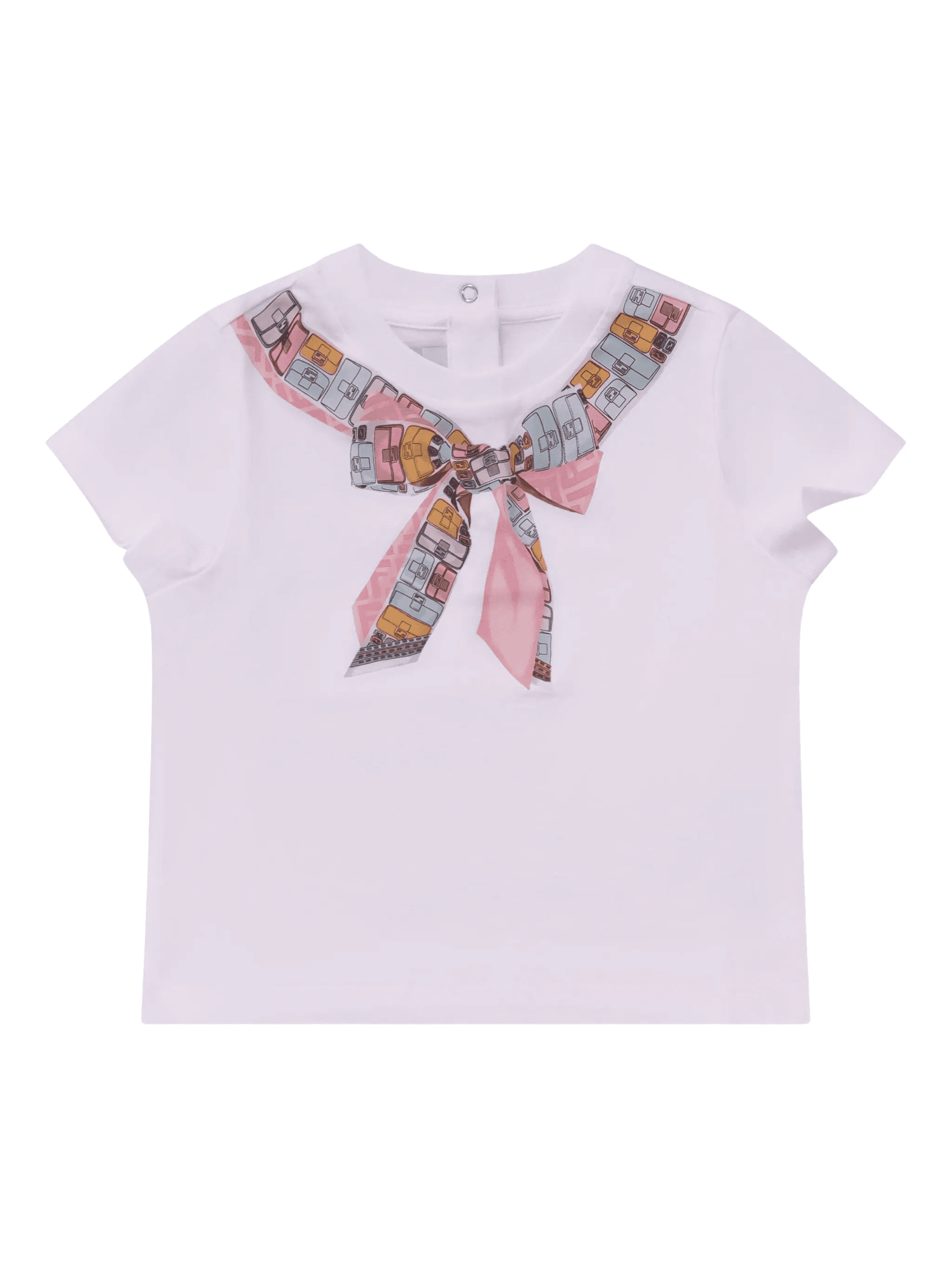 bow-print short-sleeve top - Image 1