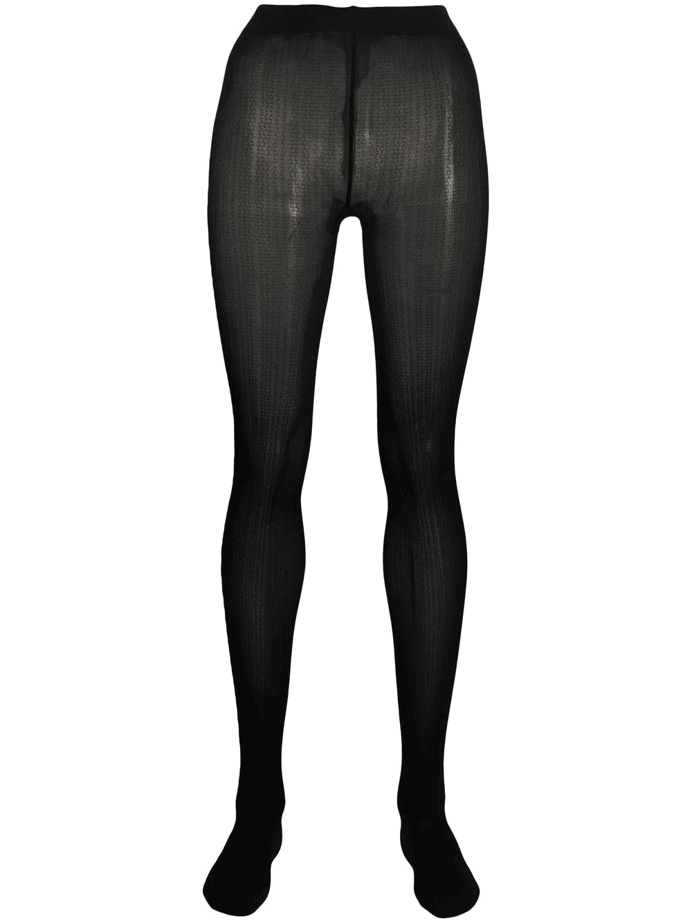 semi-sheer high-waisted tights - Image 1