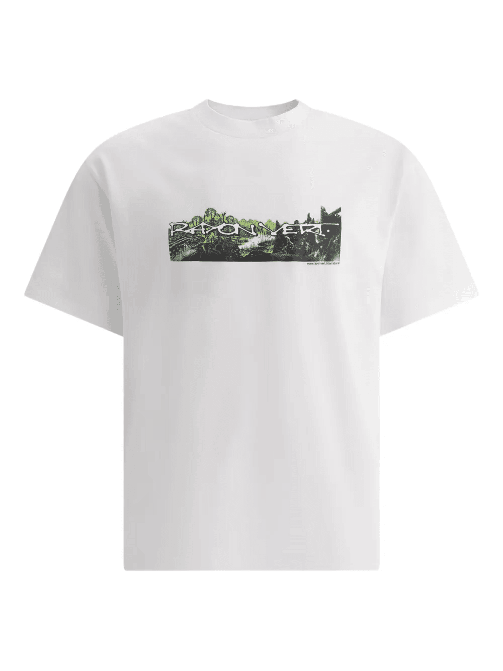 landscape-print T-shirt - Image 1