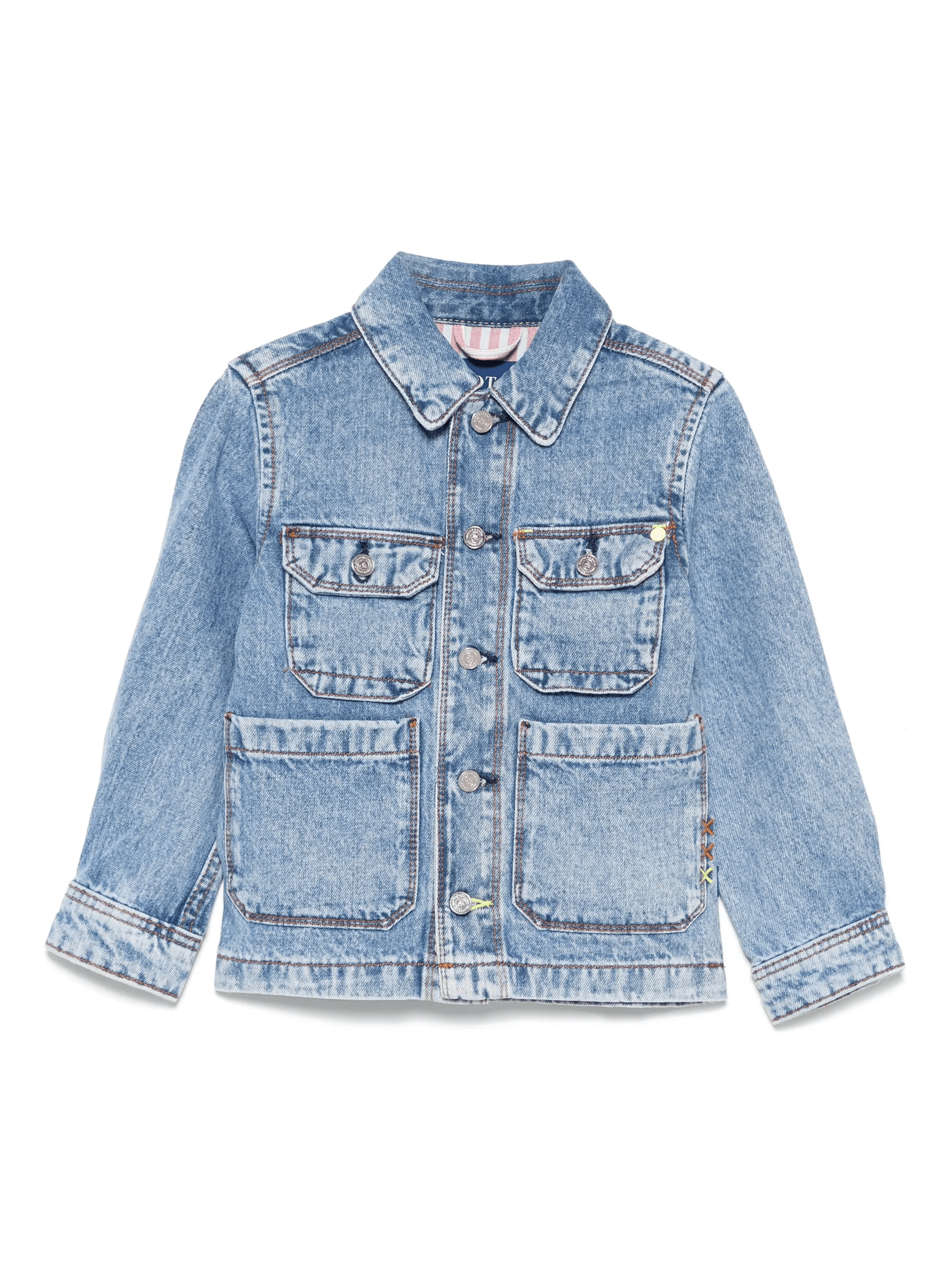 cotton denim jacket - Image 1