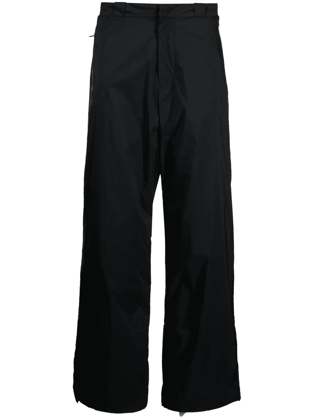 high-waisted straight-leg trousers - Image 1
