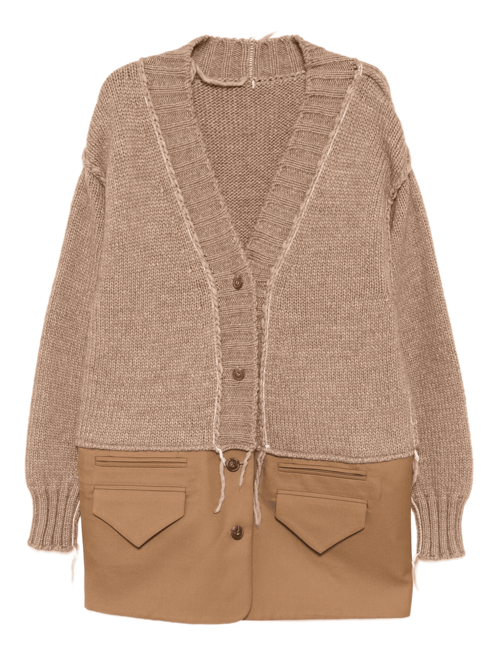 v-neck cardigan - Image 1