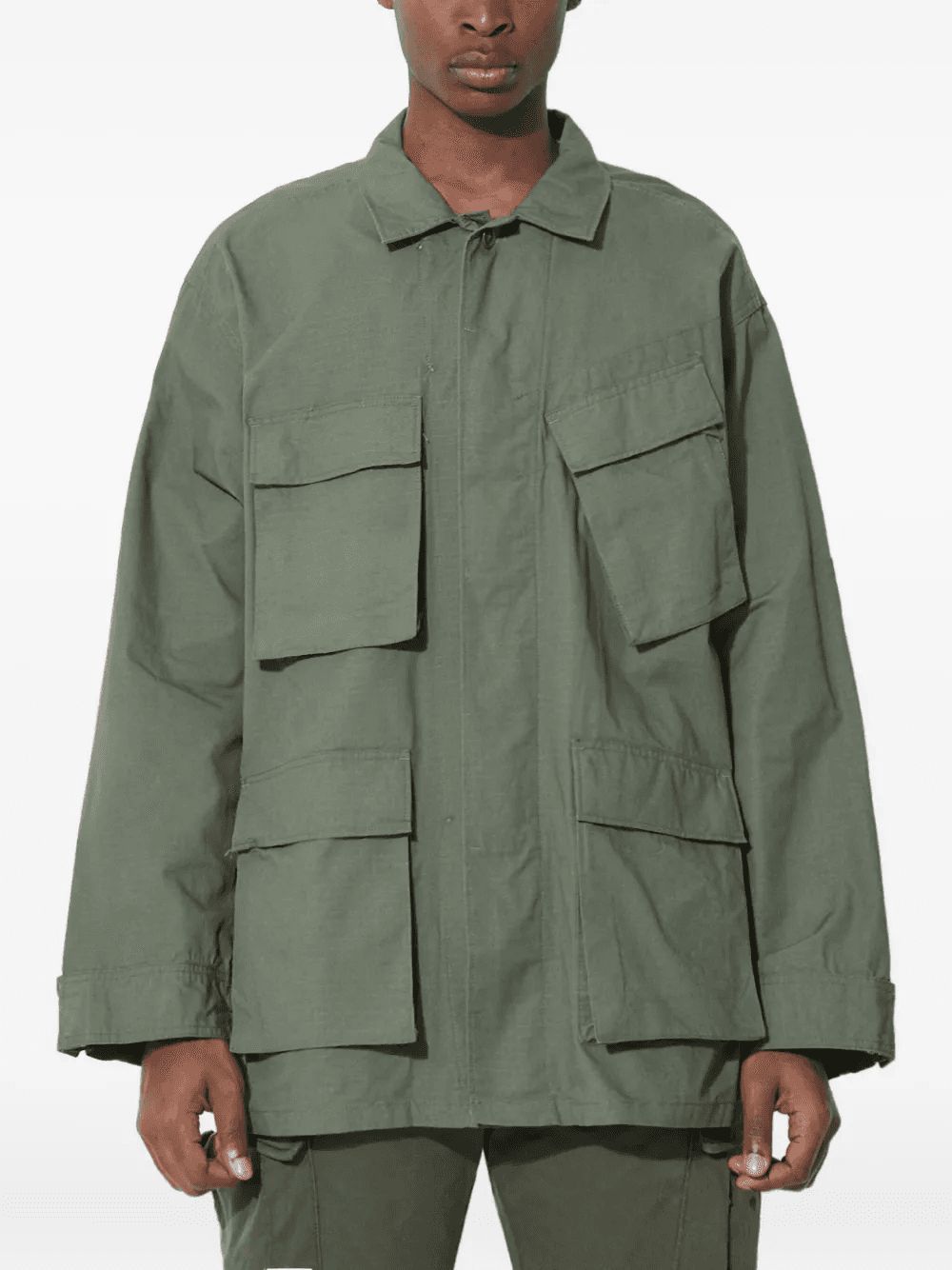 multi-pocket shirt jacket - Image 1